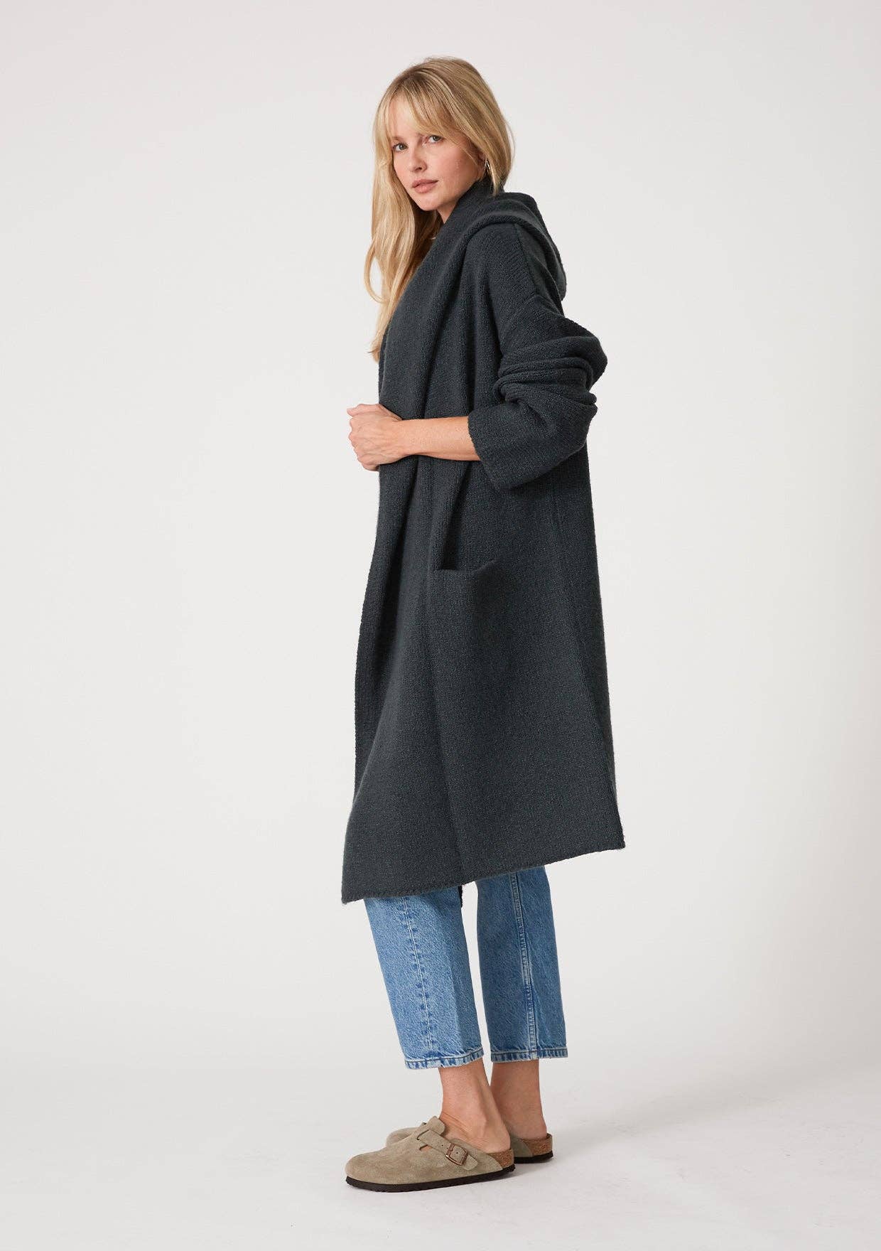Oversized Hooded Cardigan |
Camel