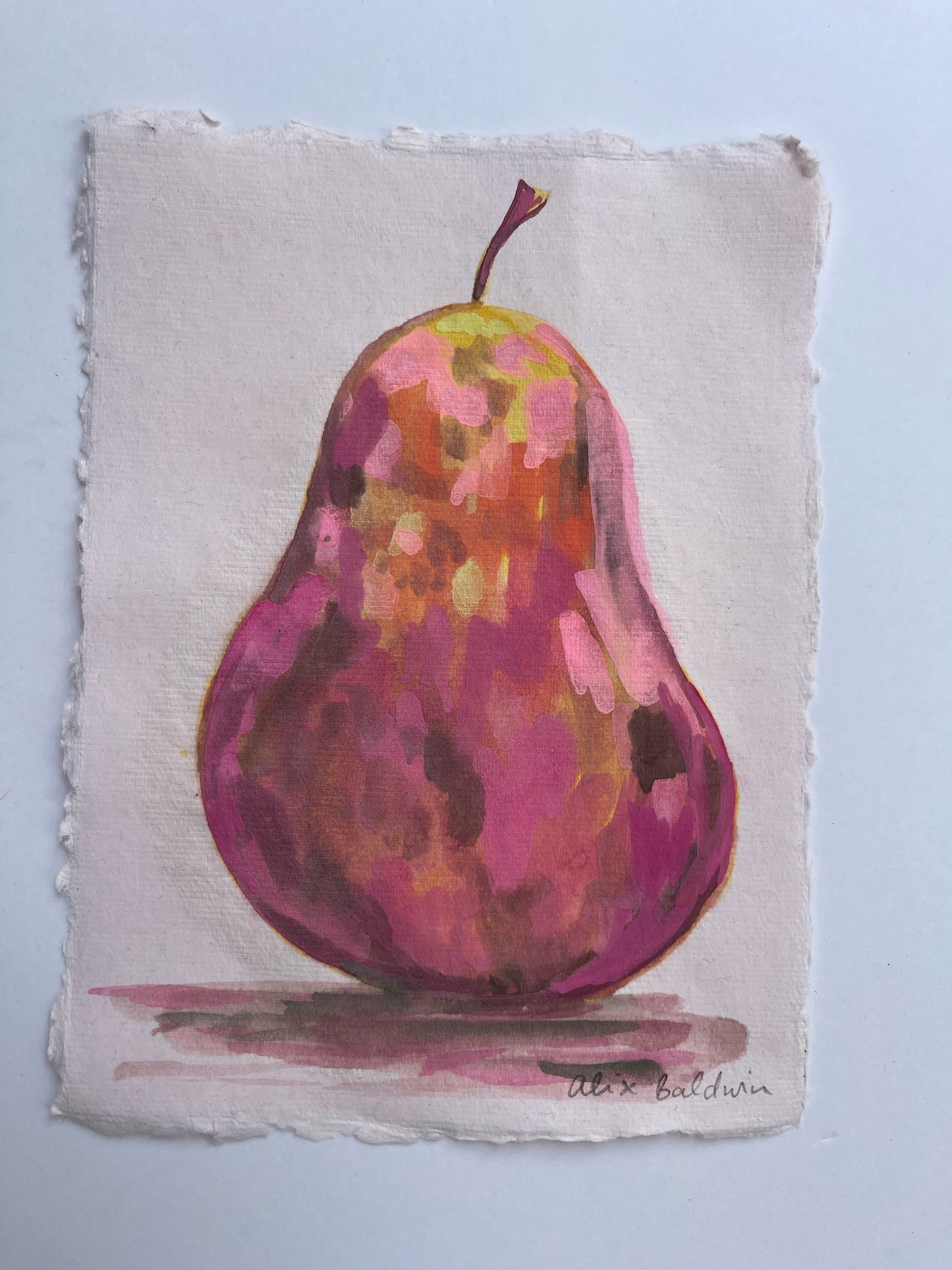 Artwork | Pear Gouache VI
