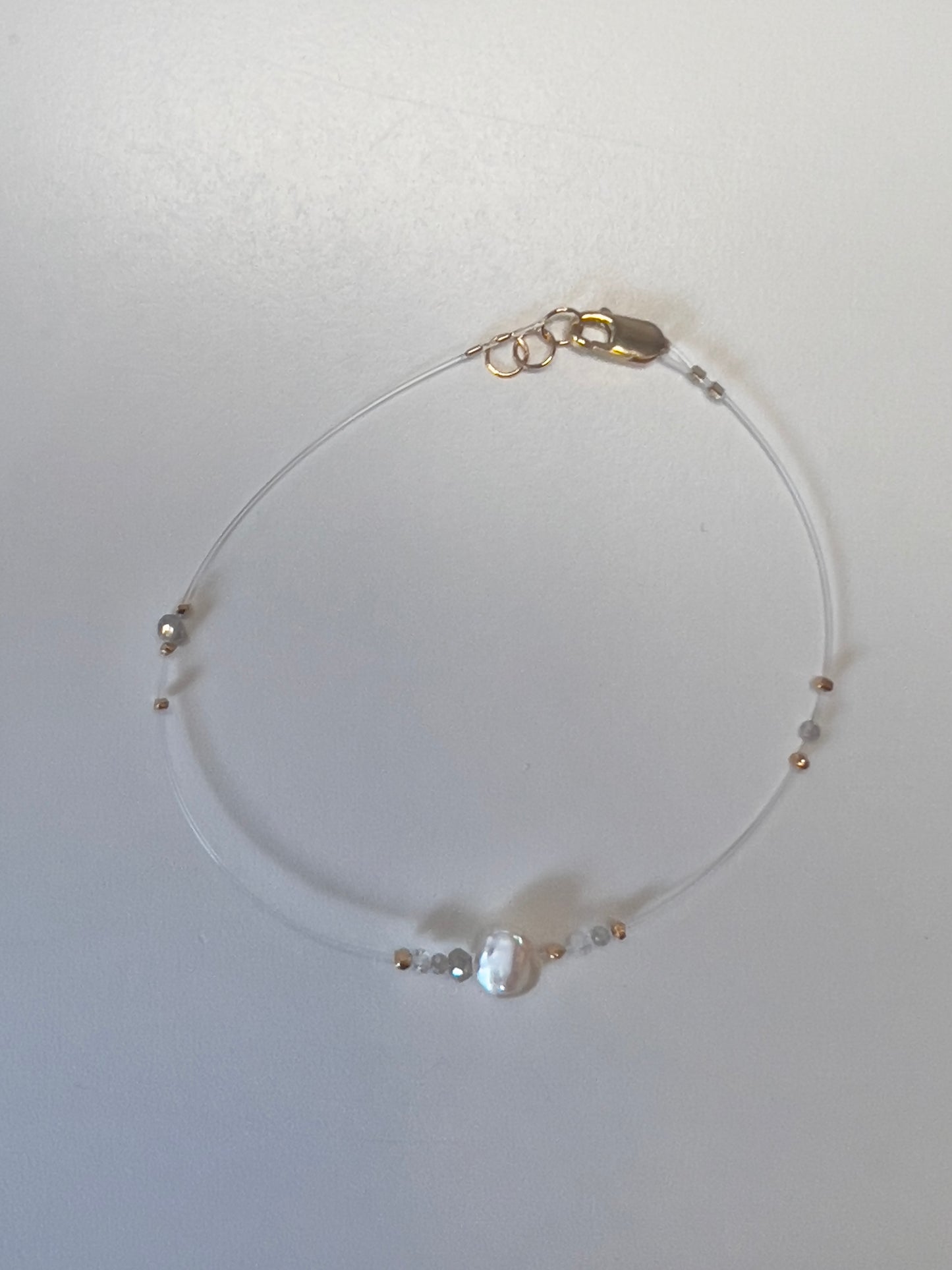 Handmade Bracelet | Pearl + Labrodite