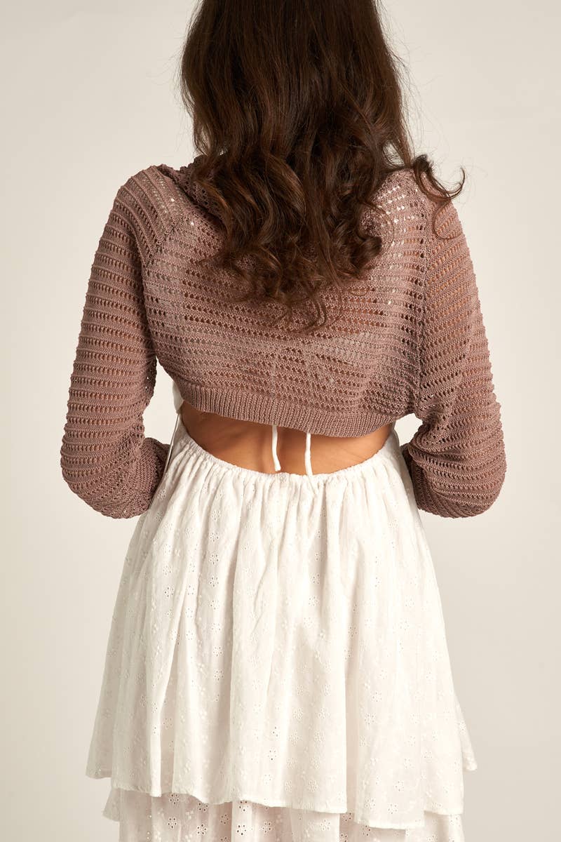Kimono Shrug | Taupe