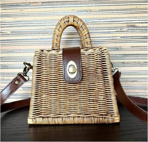 Handmade Rattan Handbag