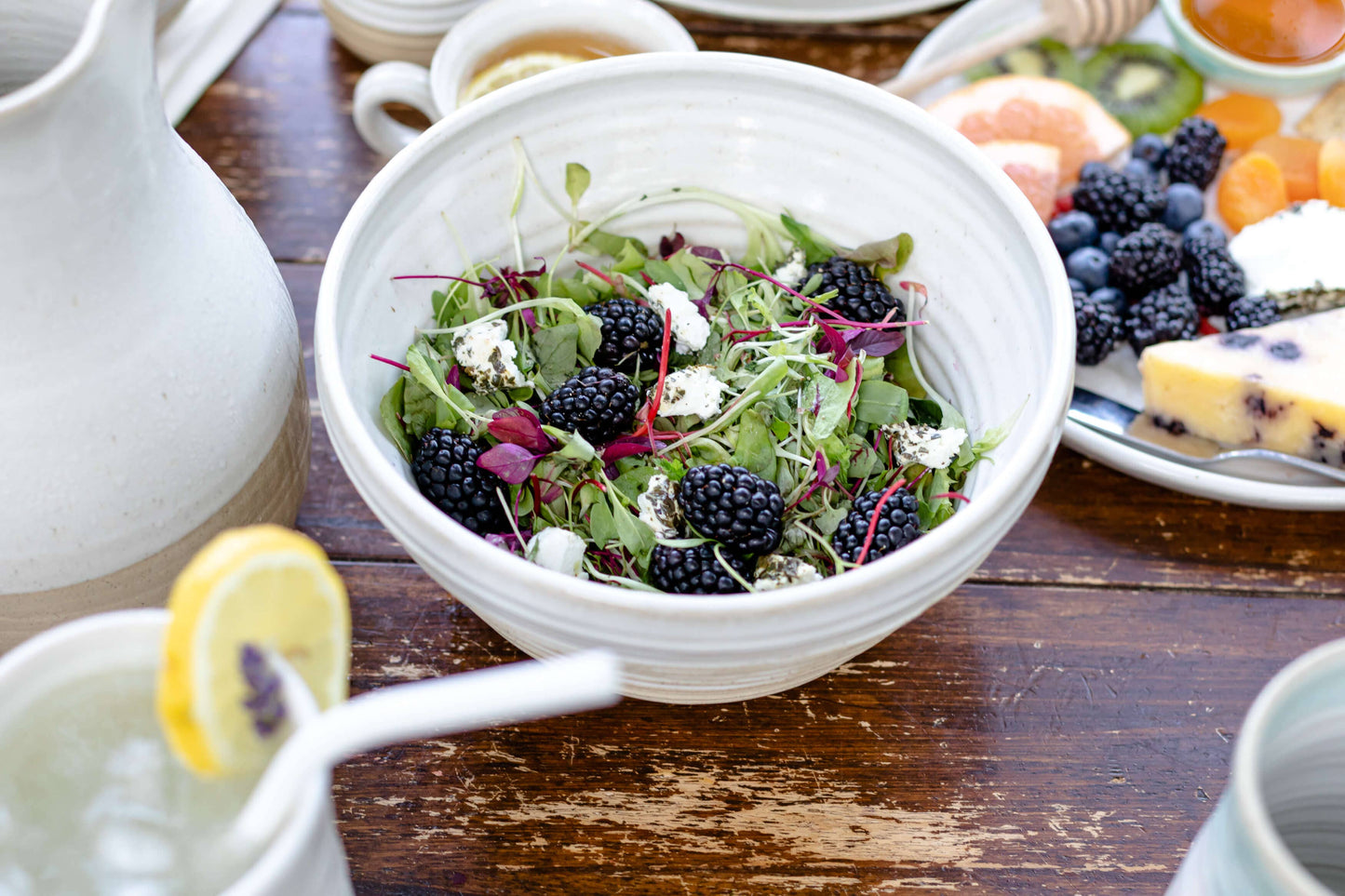 Small Ceramic Serving Bowl | White