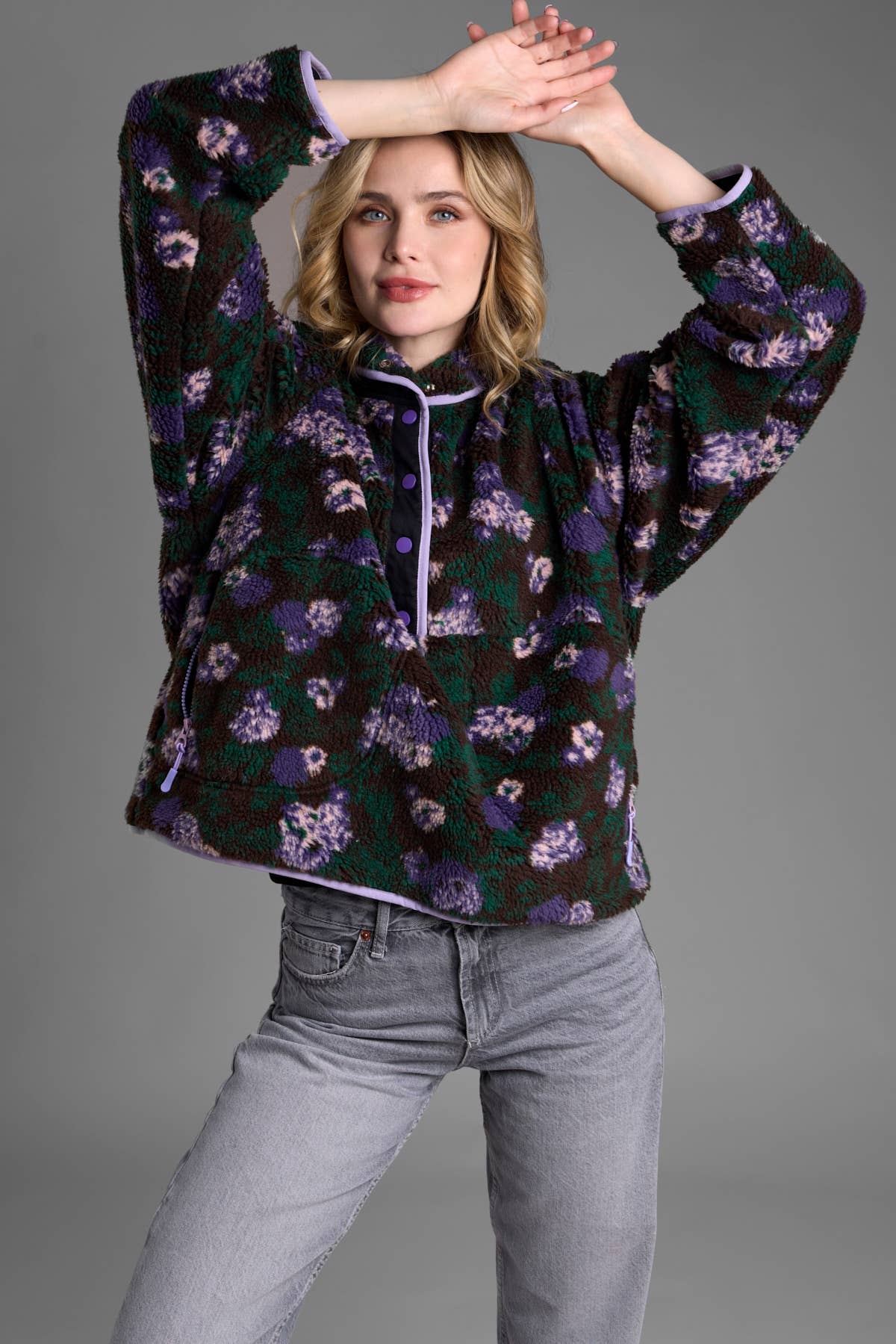 Sherpa Jacket | Black Combo