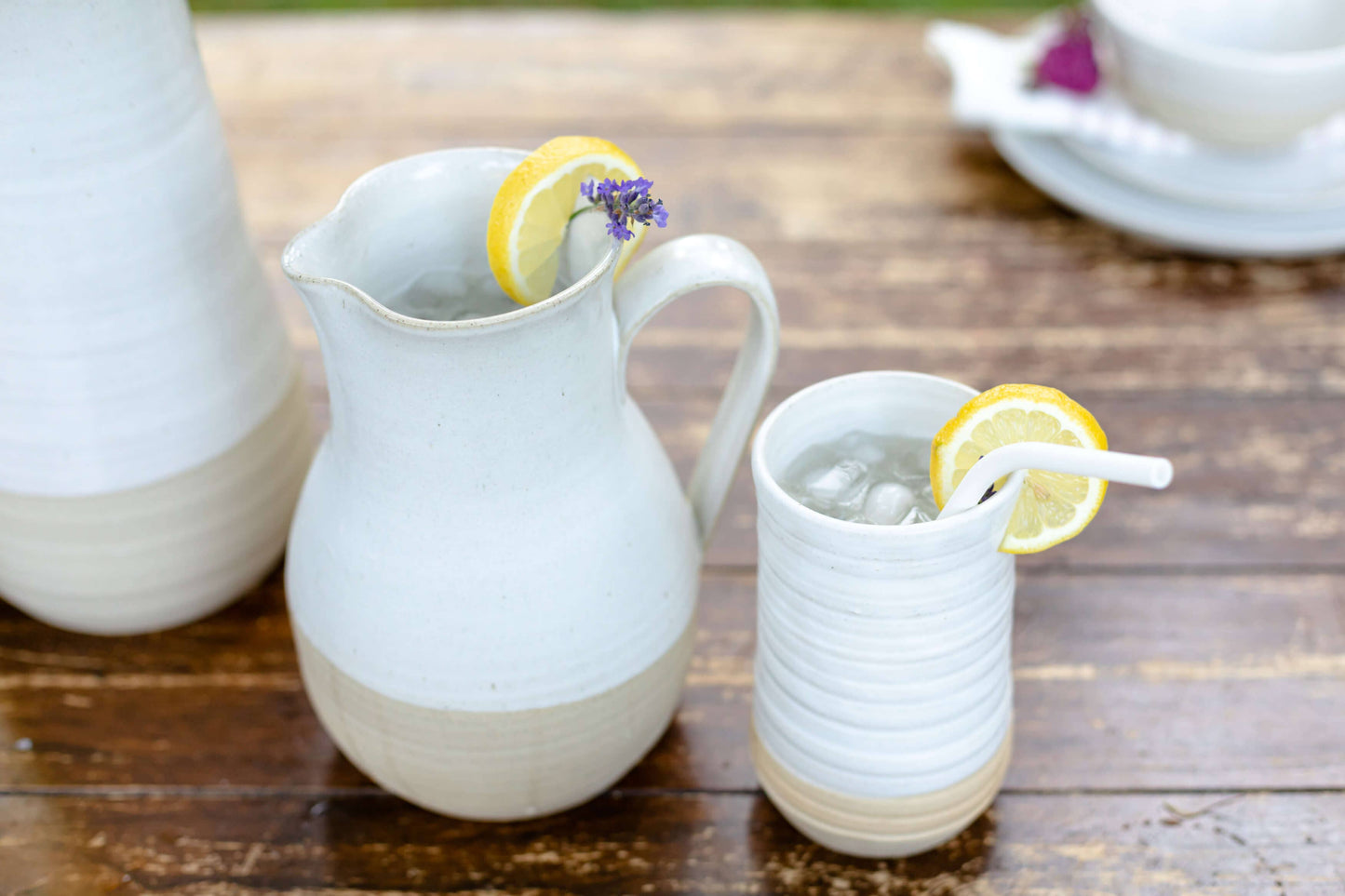 Classic Ceramic Pitcher | White