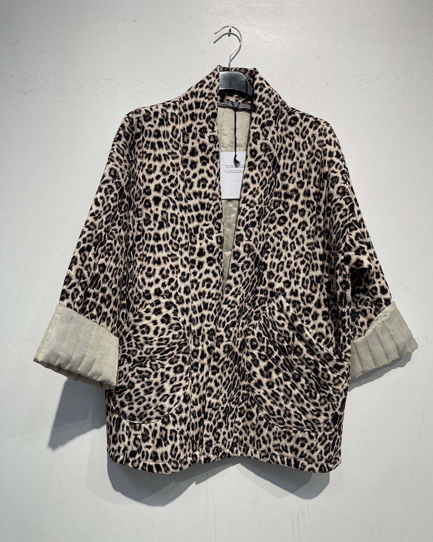 Quilted Jacket | Leopard