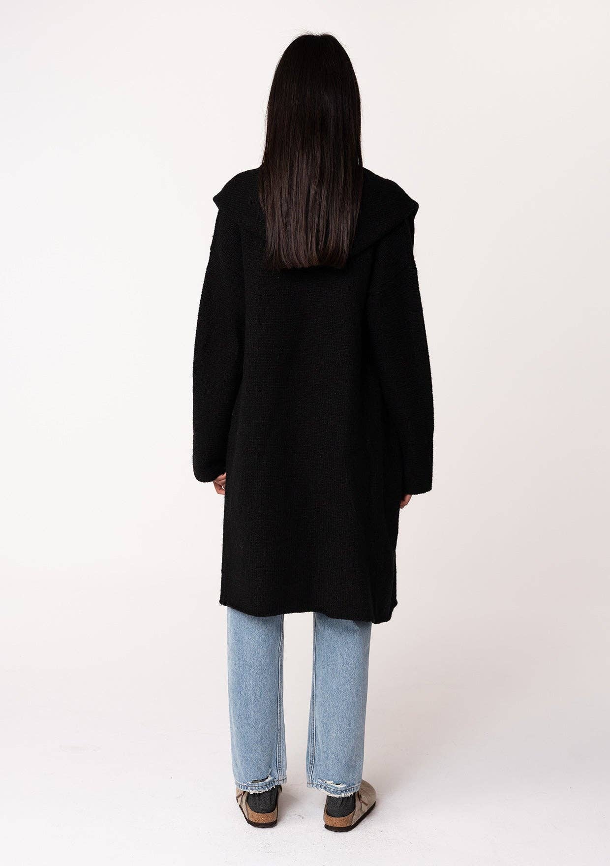 Oversized Hooded Cardigan |
Camel