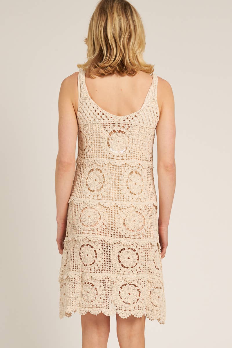 Dress | Crochet | Cream