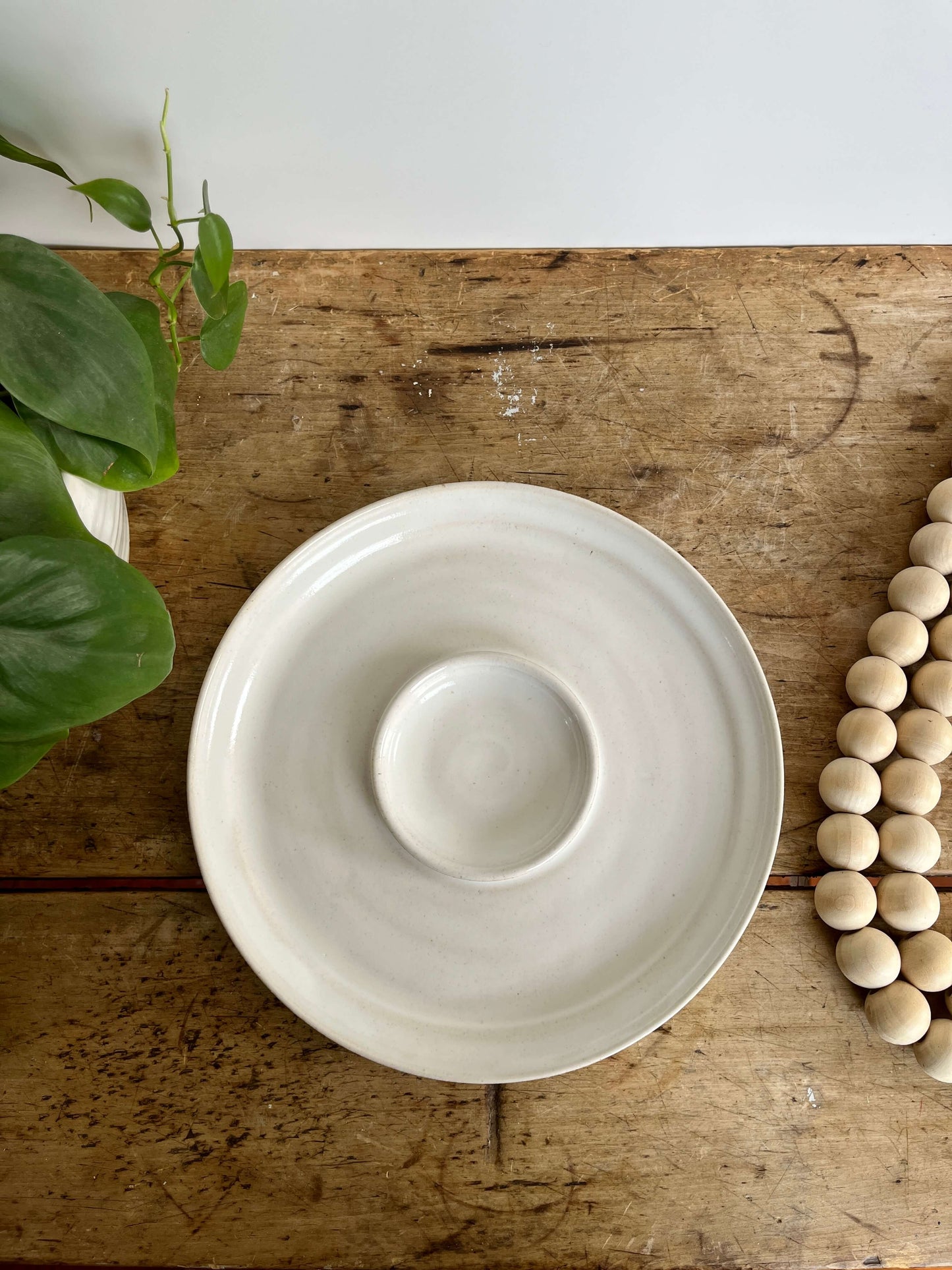 Ceramic Bread + Oil | White