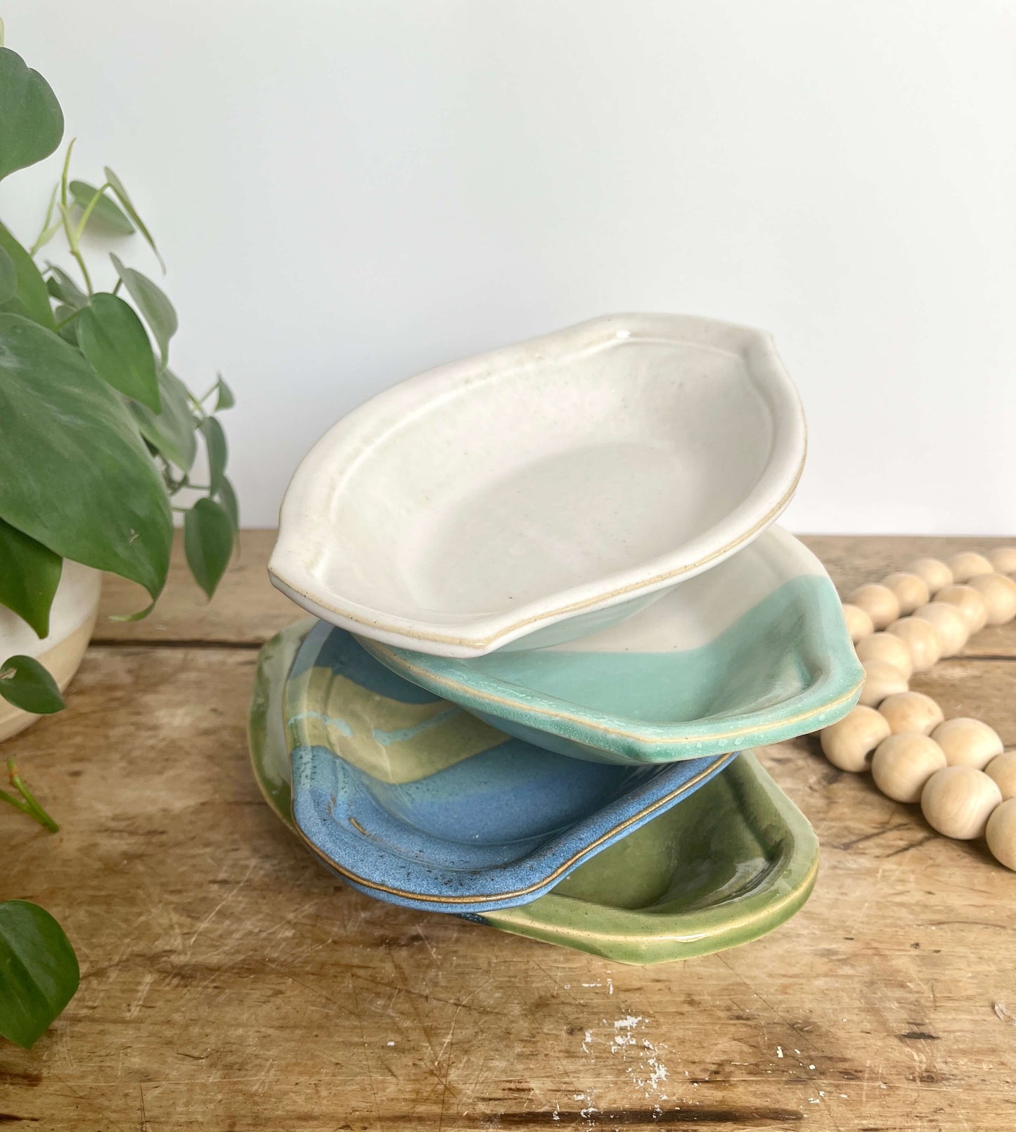 Ceramic Cornbread Bake | White