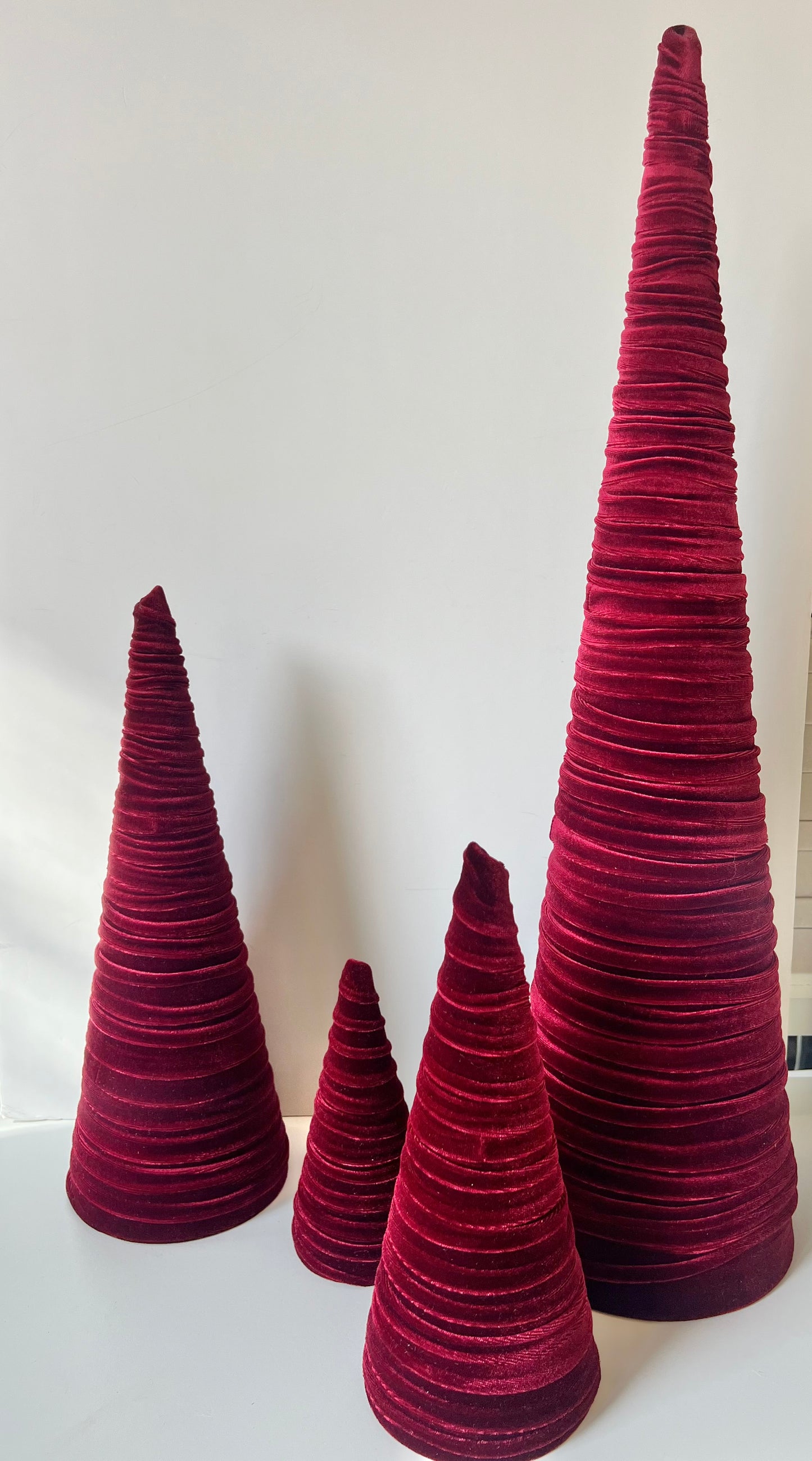 Velvet Trees | Burgundy