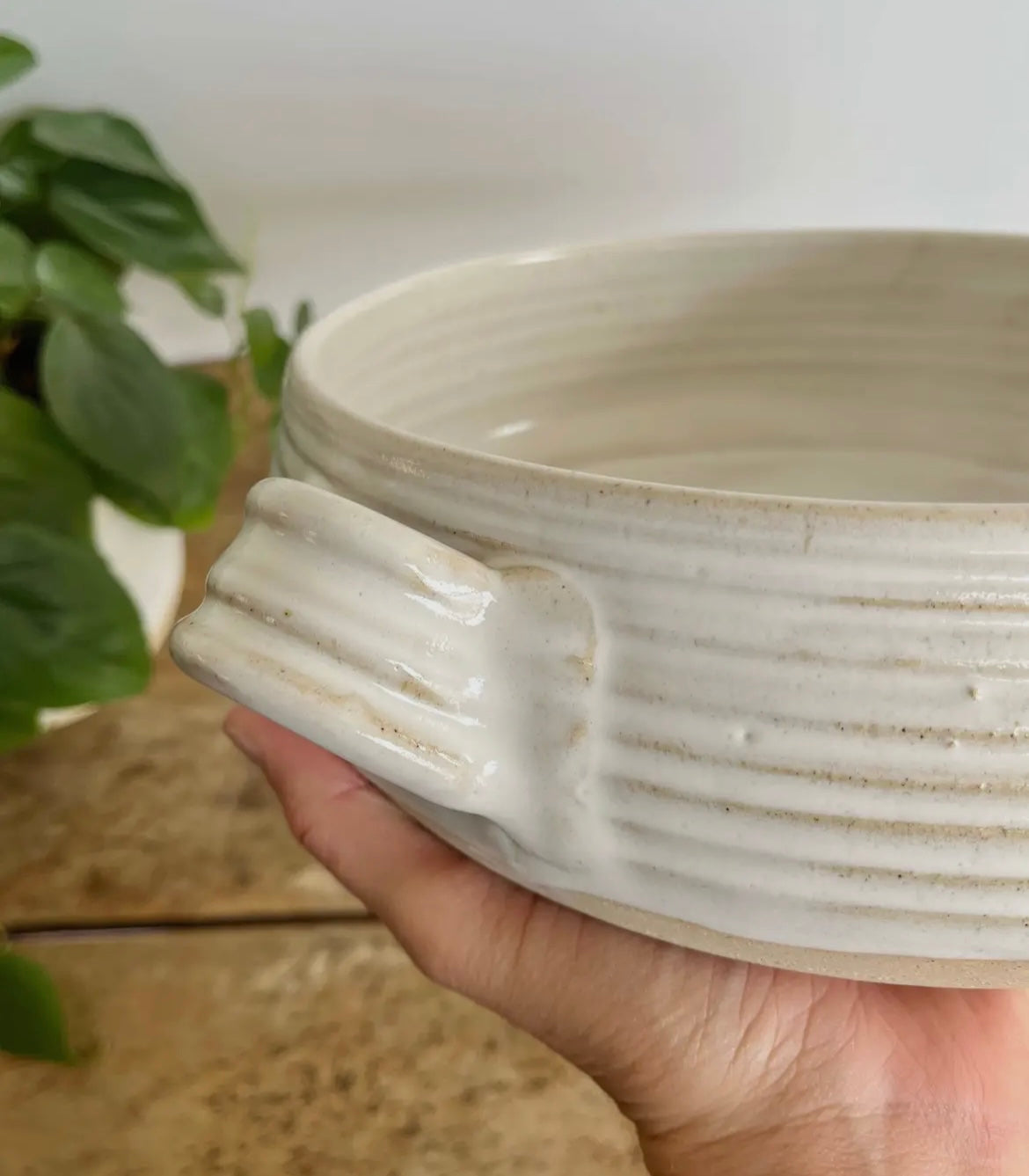 Ceramic Deep Baker | White