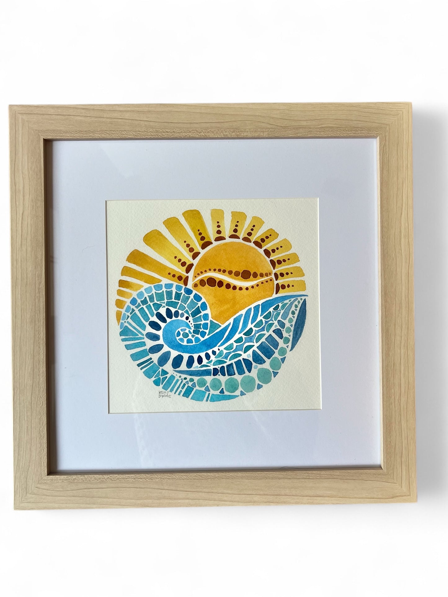 Watercolor | Sun Curl