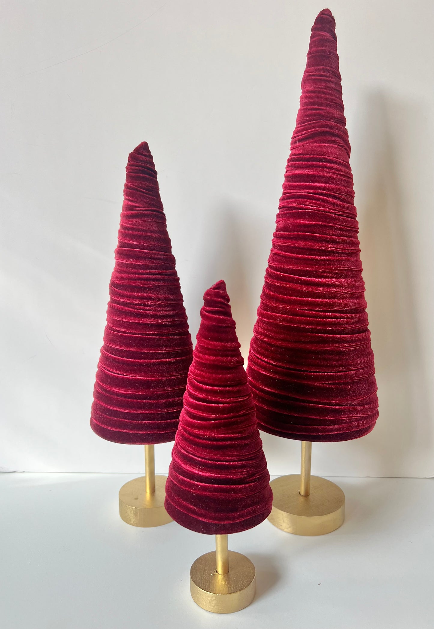 Pedestal Trees | Burgundy