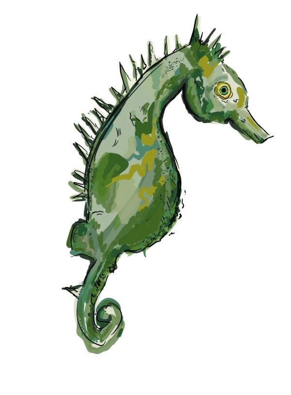 Note Card | Seahorse