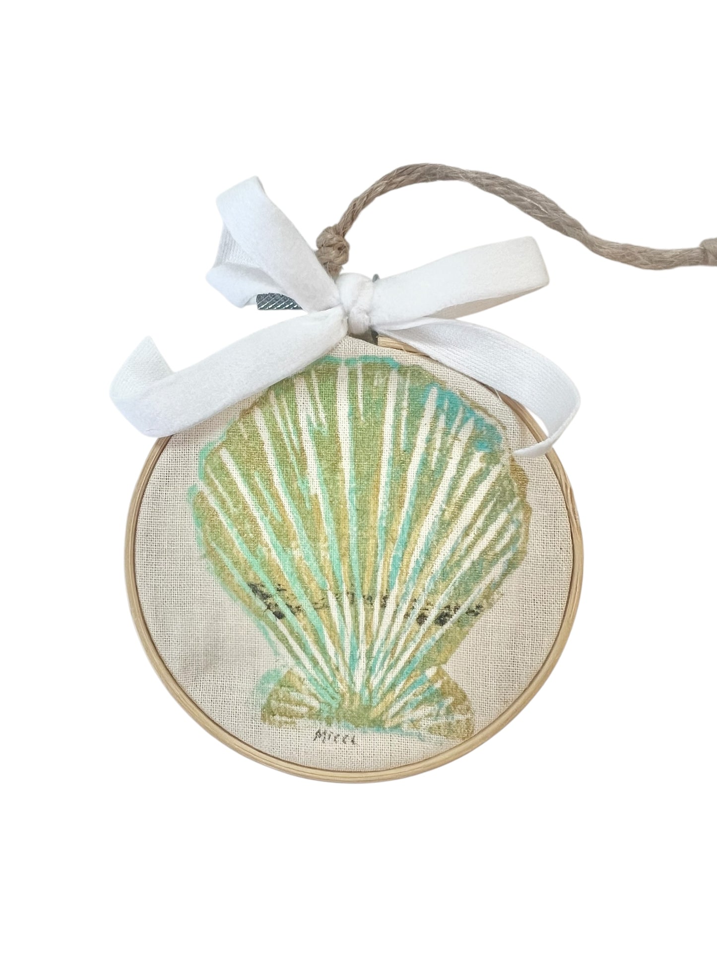 Hand Printed Small Ornament