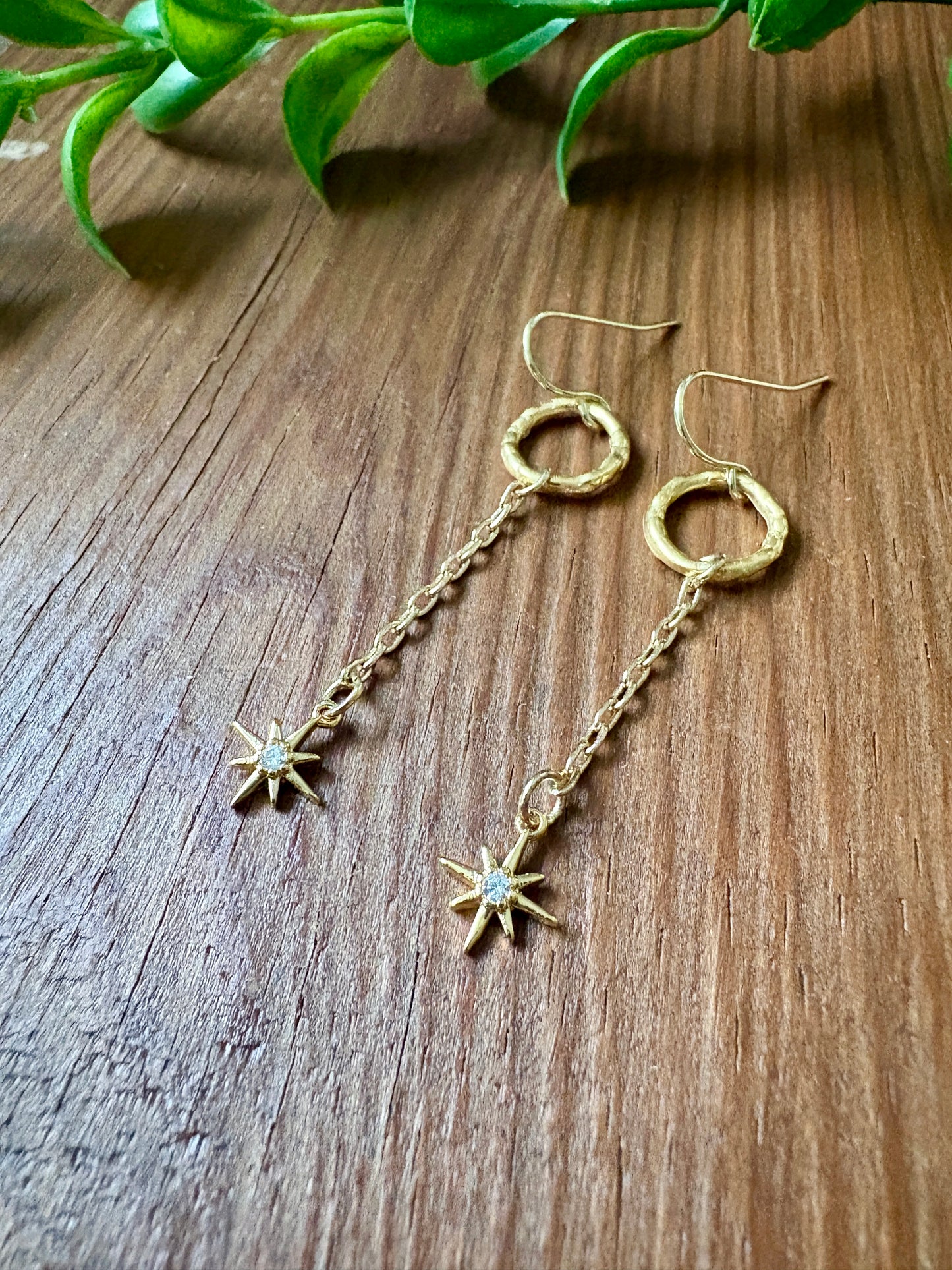 Earrings | Gold | Star Drops