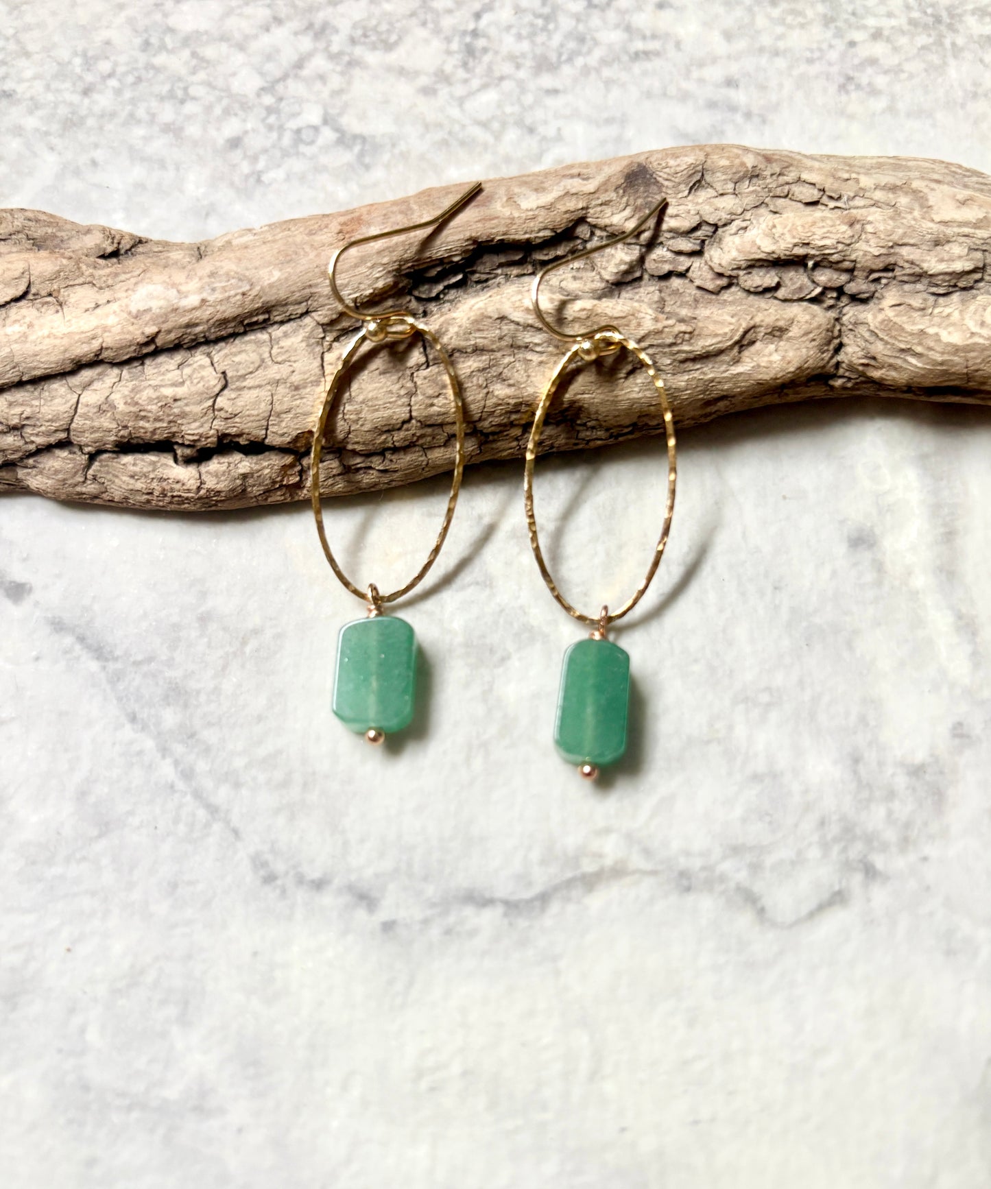 Handmade Earrings | Oval Drop