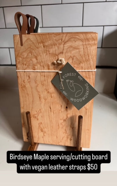 Cutting Board | Leather Hook