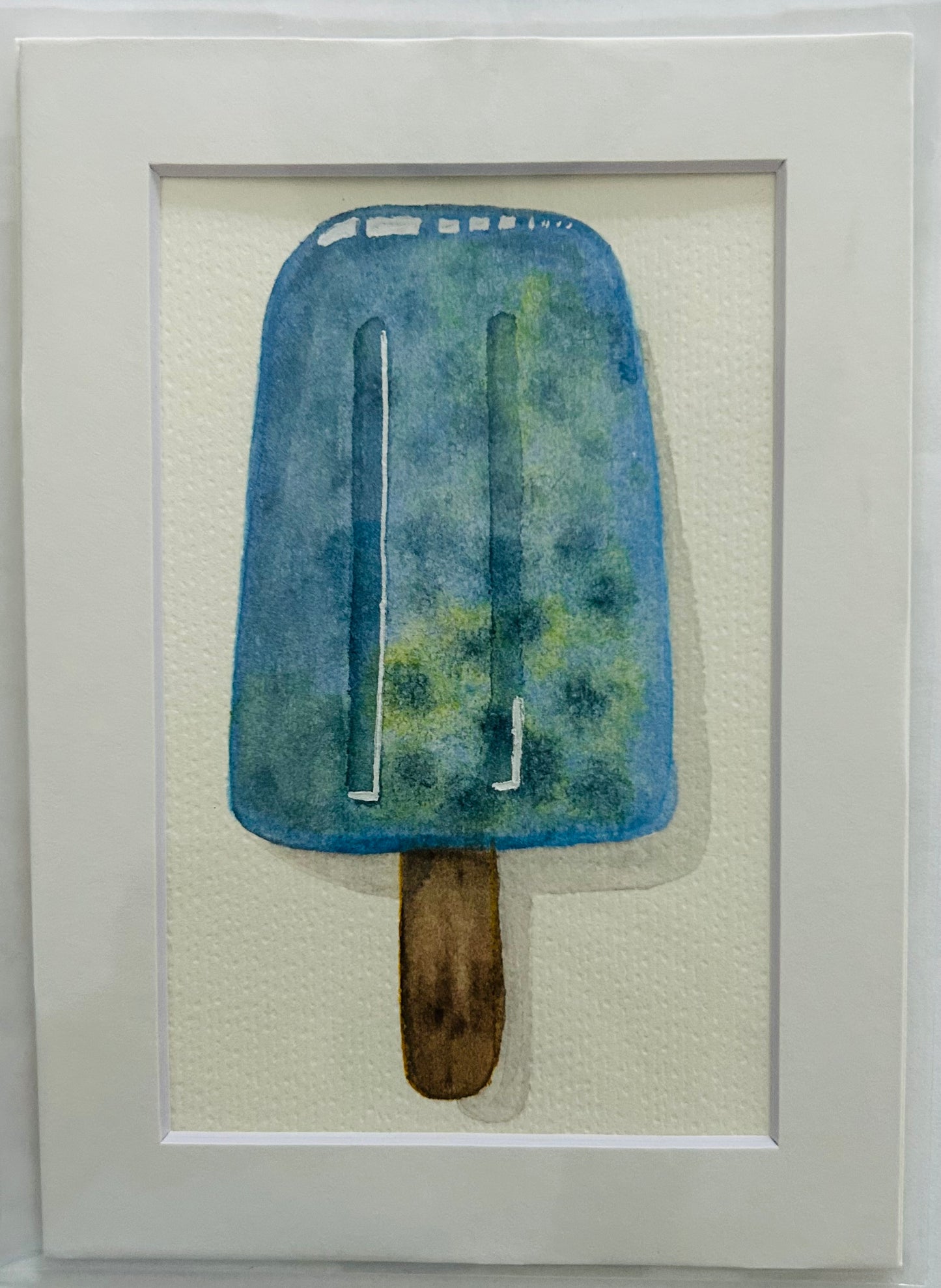 Mixed Media Popsicle Painting, 5x7