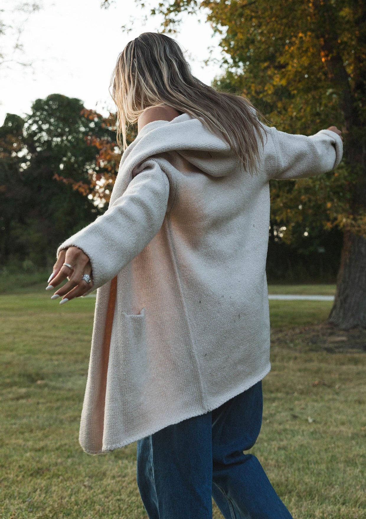Hooded Sweater | Heather Grey