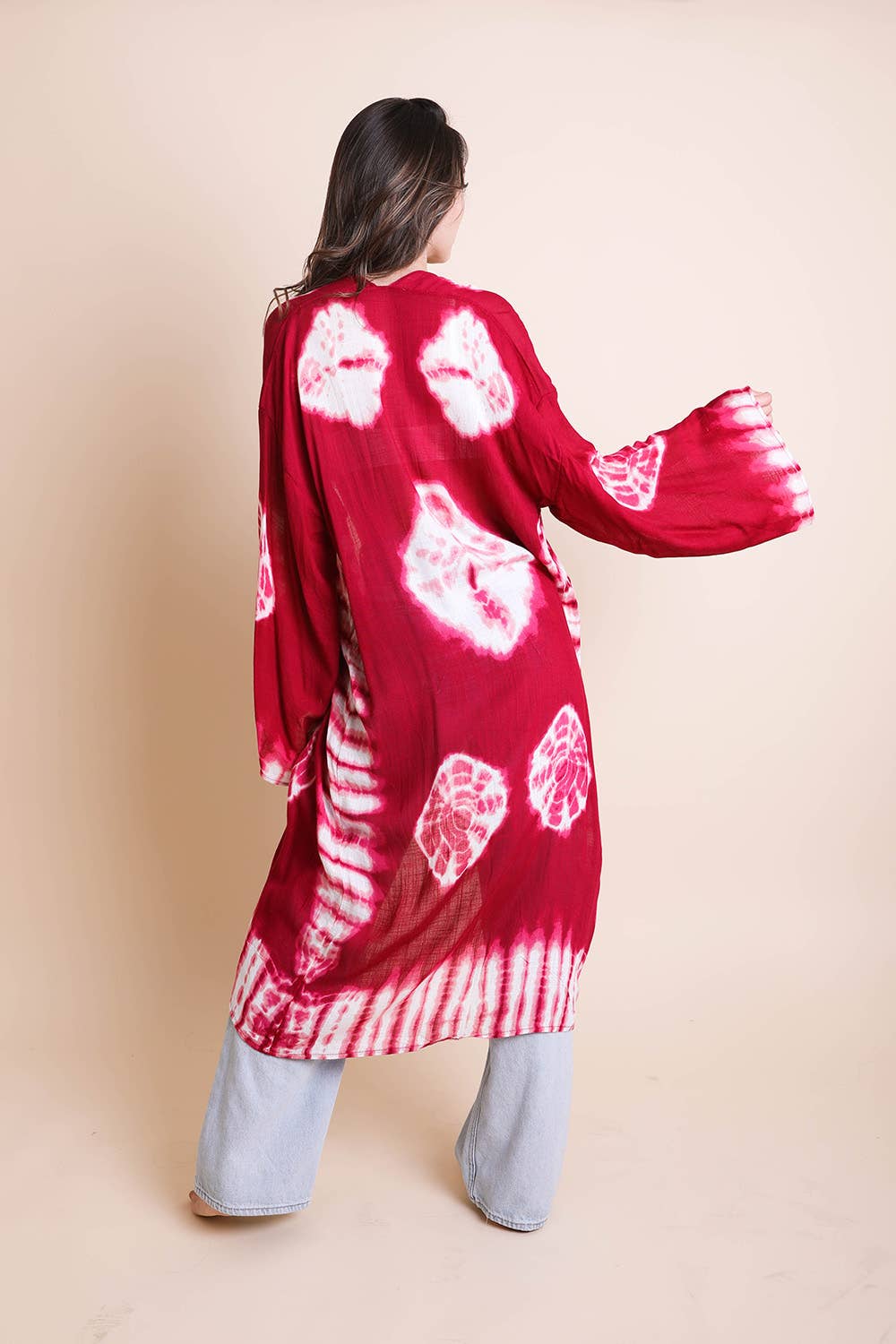 Tie-Dye Kimono | Olive