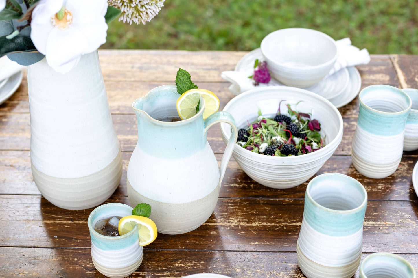 Classic Ceramic Pitcher | White