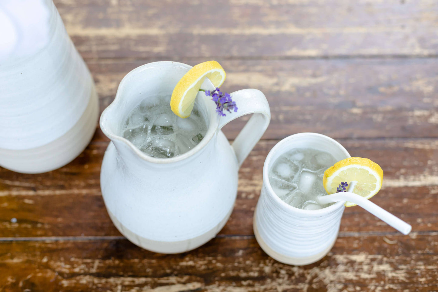 Classic Ceramic Pitcher | White
