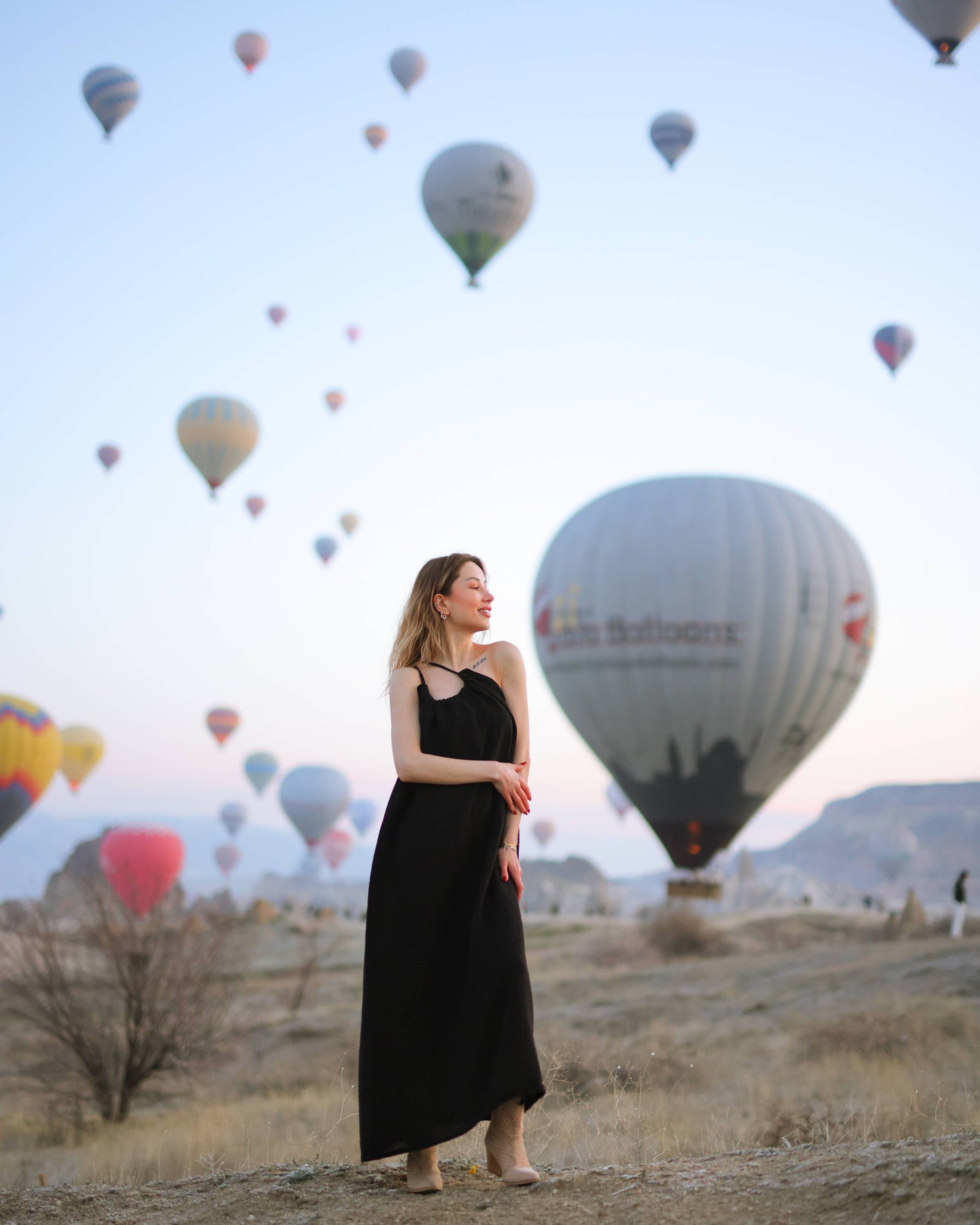 Dress | One Shoulder Midi | Black