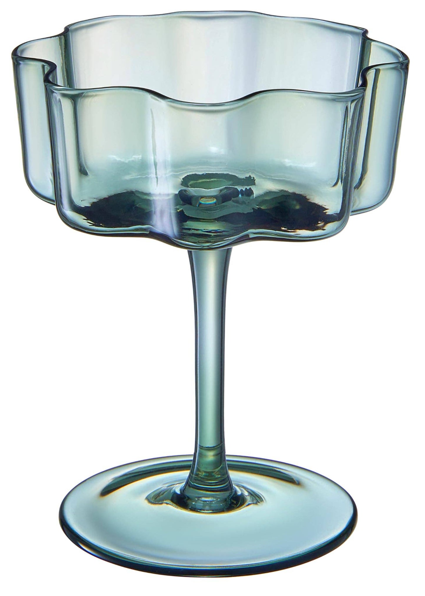 Wavy Coupe Glasses