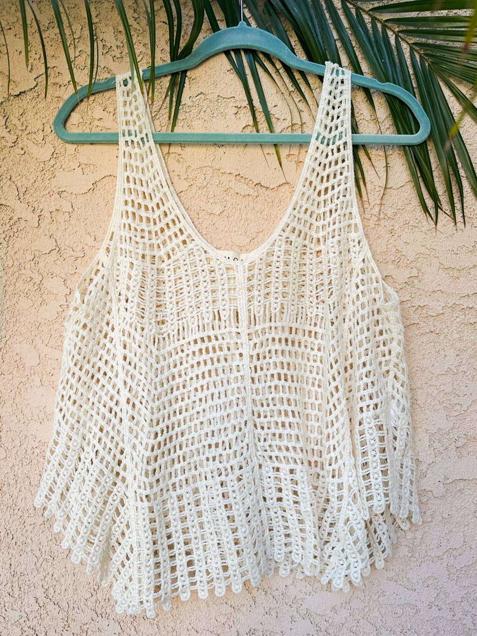 Cotton Crochet Tank Top
