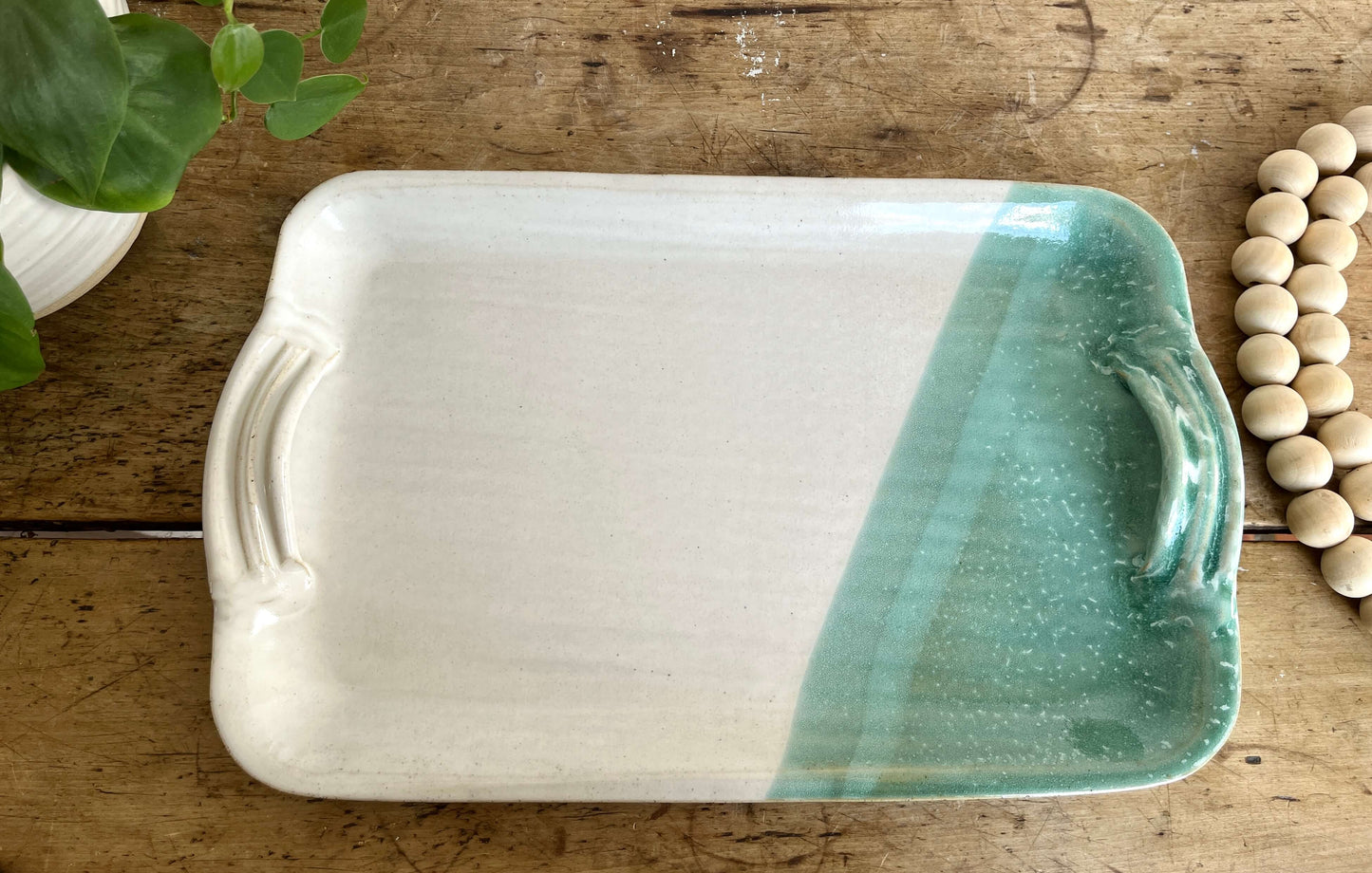 Ceramic Serving Platter | White