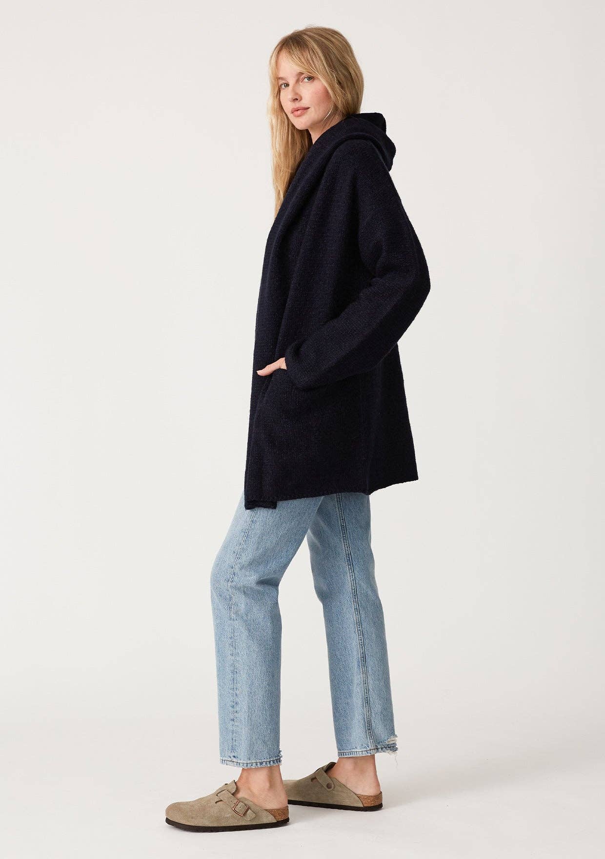 Hooded Sweater | Navy