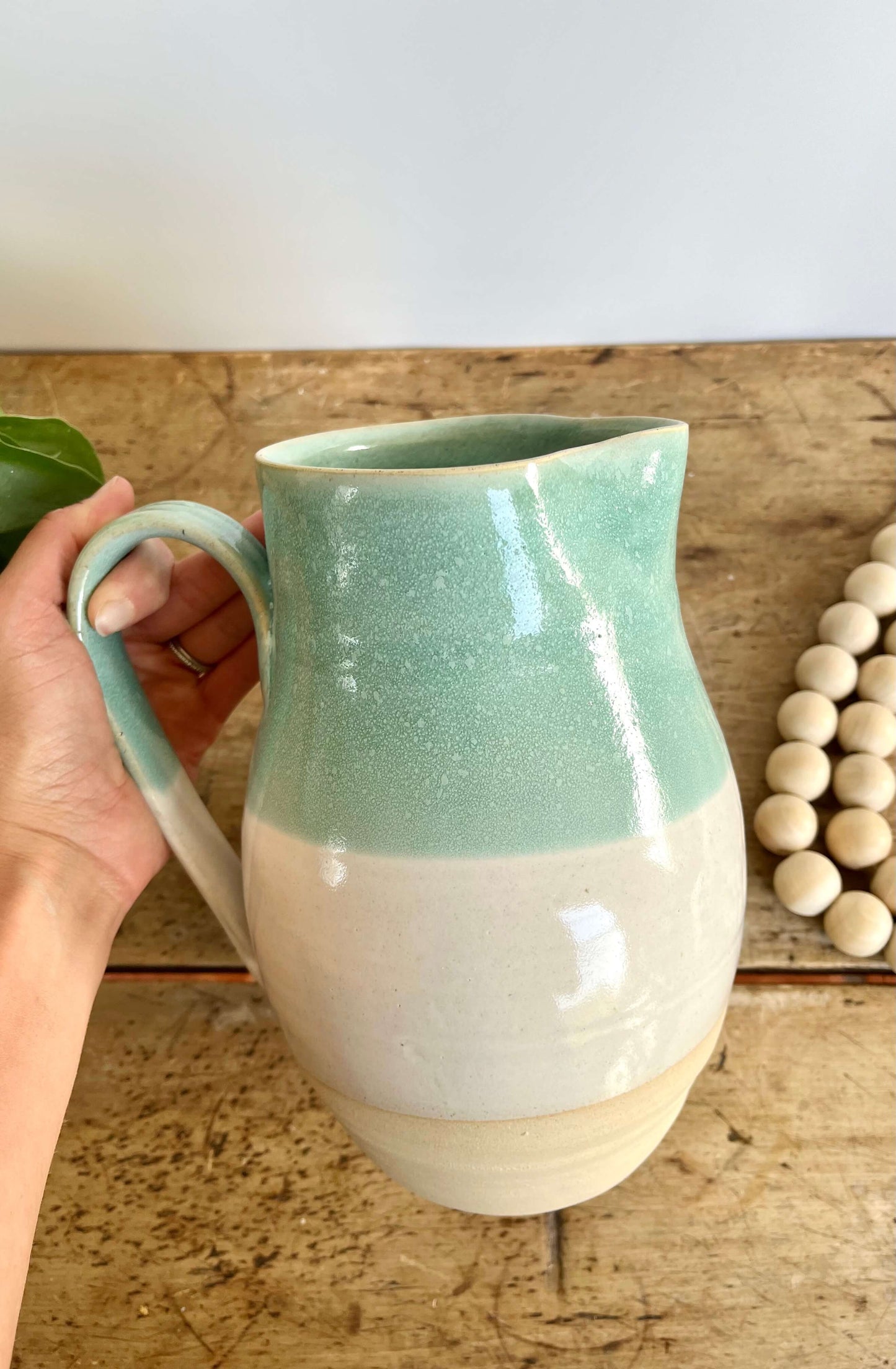 Classic Ceramic Pitcher | White