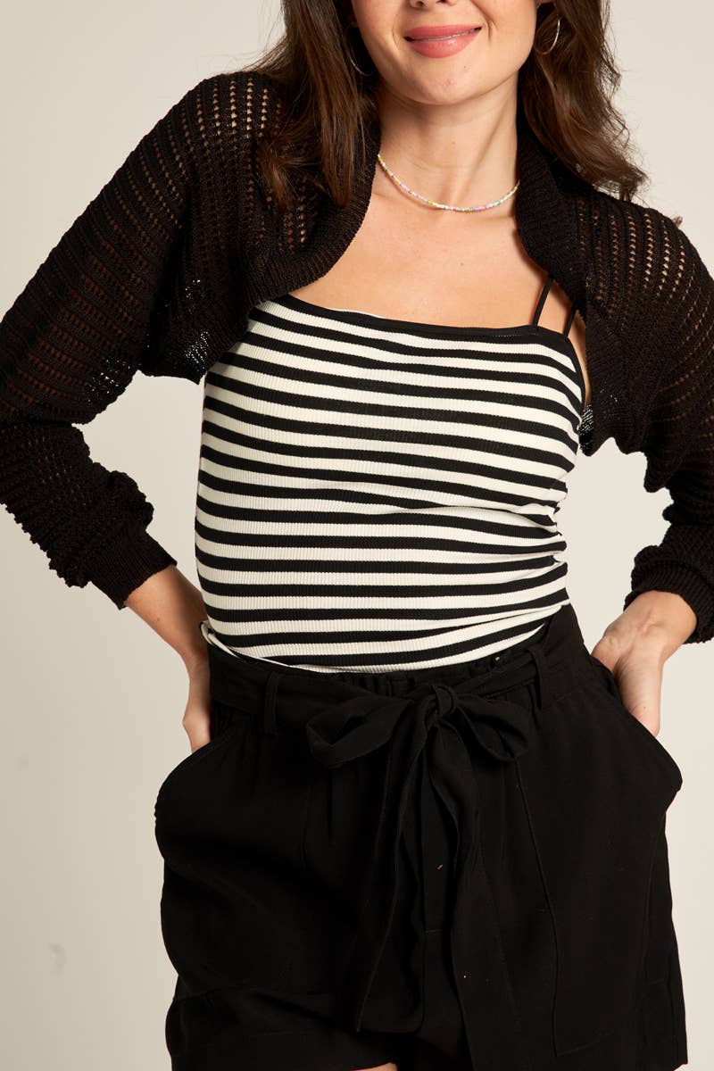 Kimono Shrug | Black