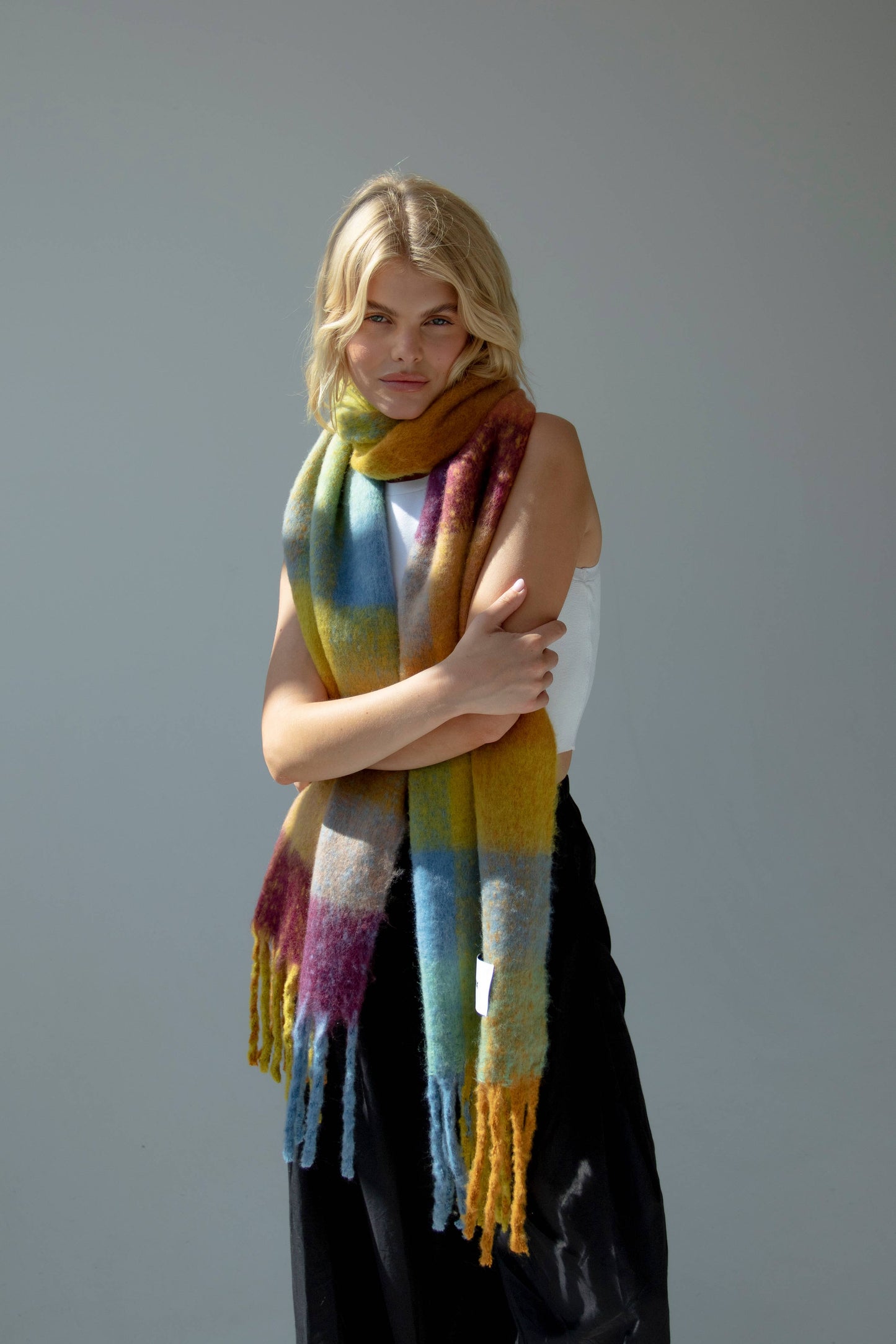Scarf | Yellow Check