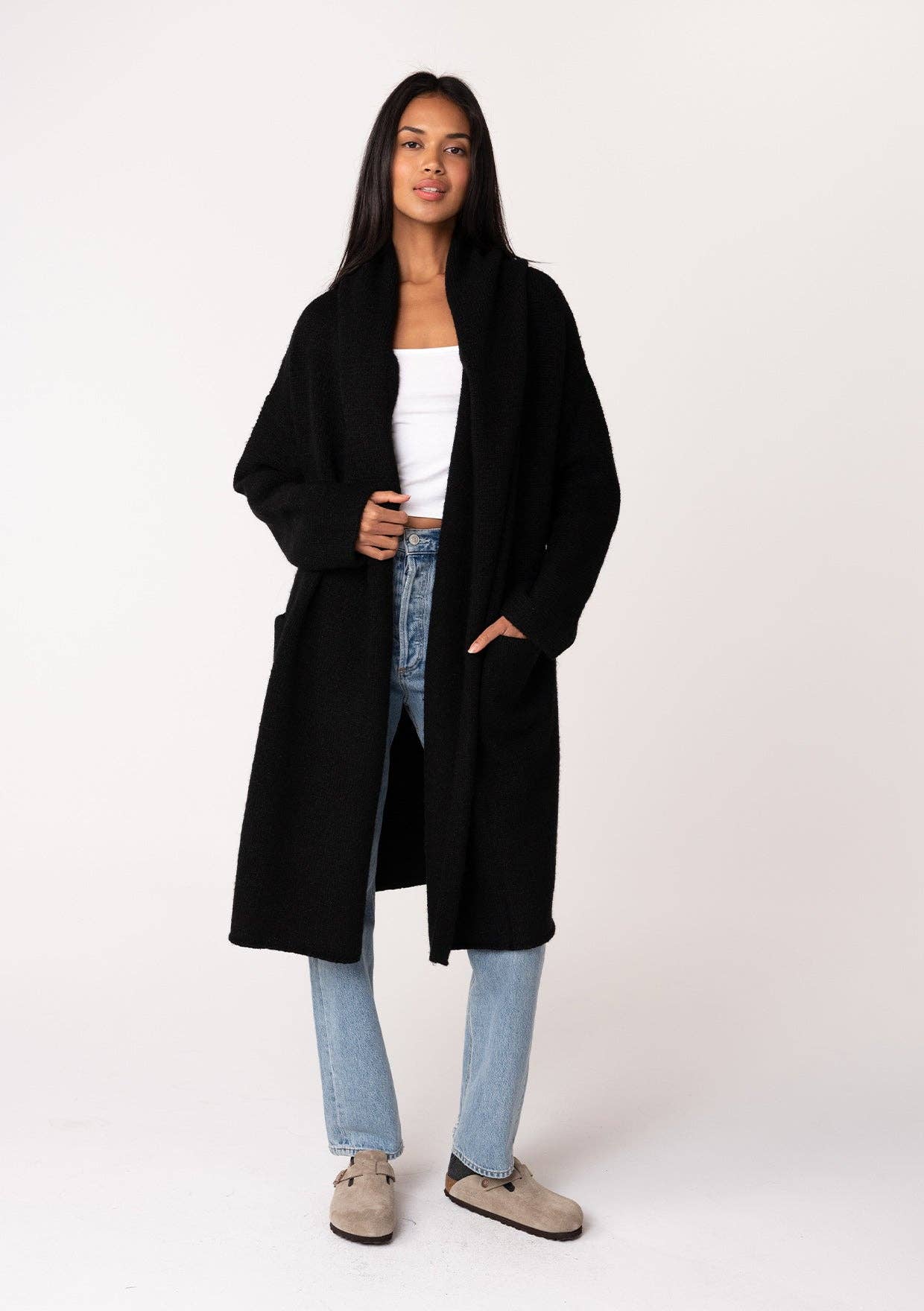 Oversized Hooded Cardigan |
Camel