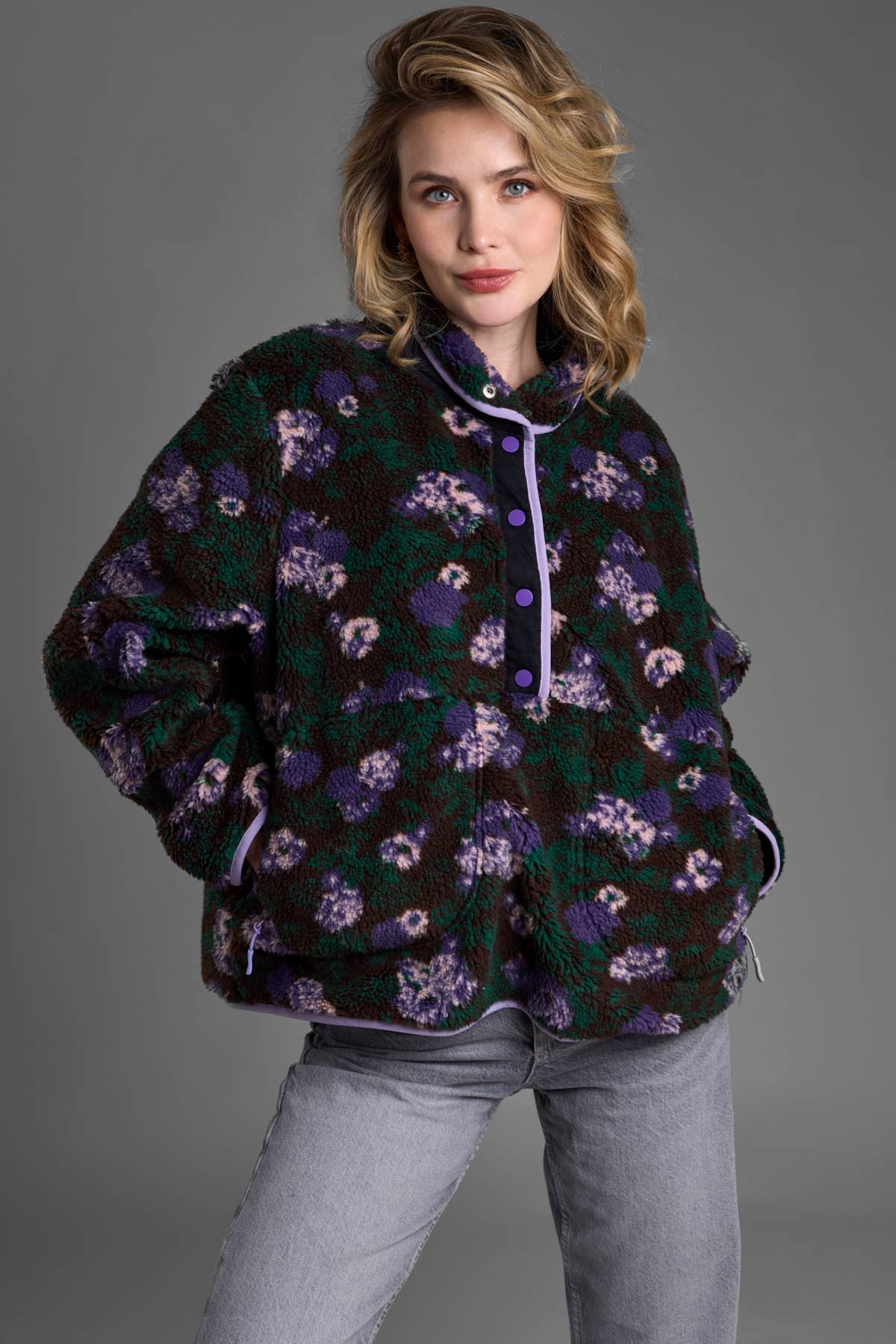 Sherpa Jacket | Black Combo