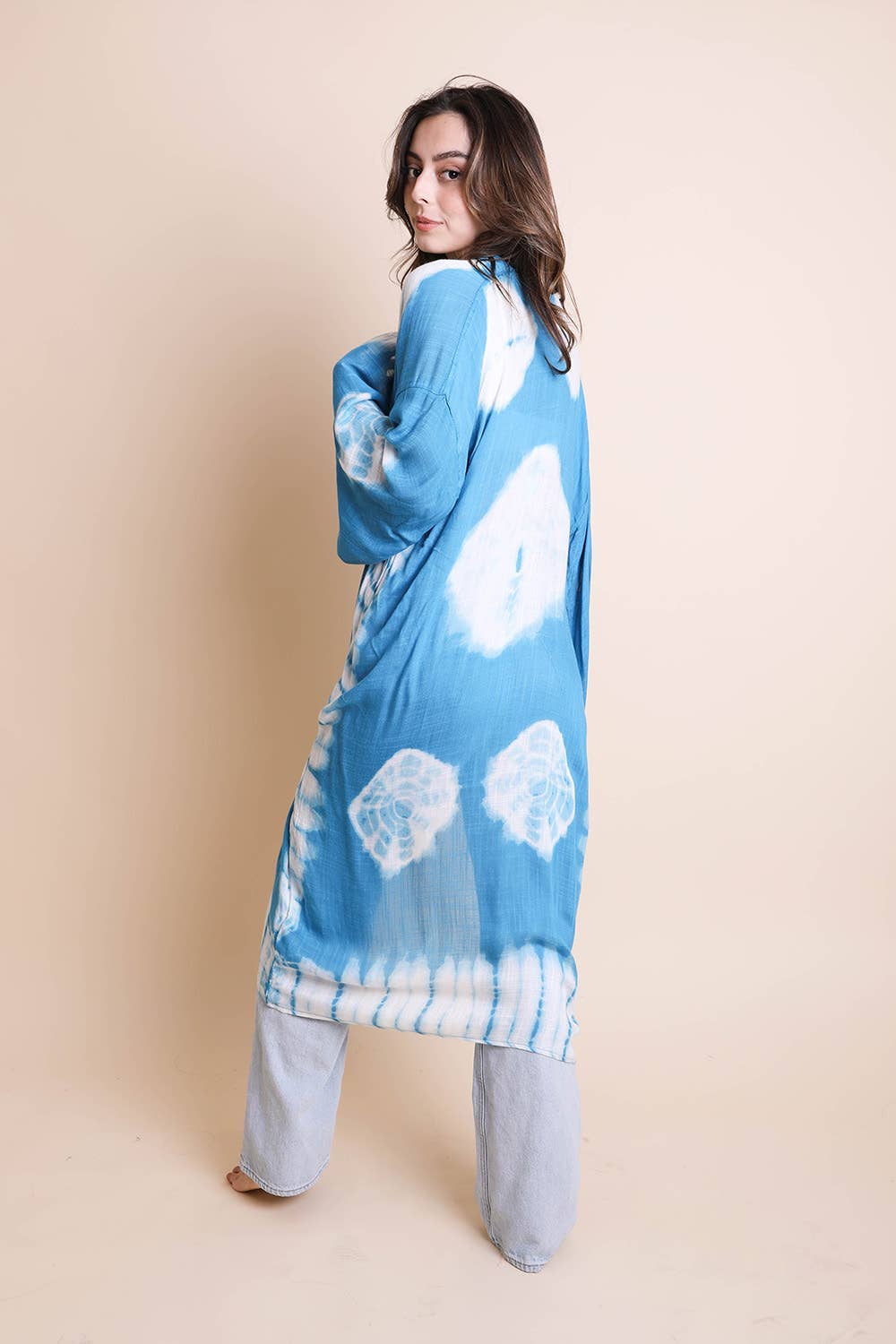 Tie-Dye Kimono | Olive