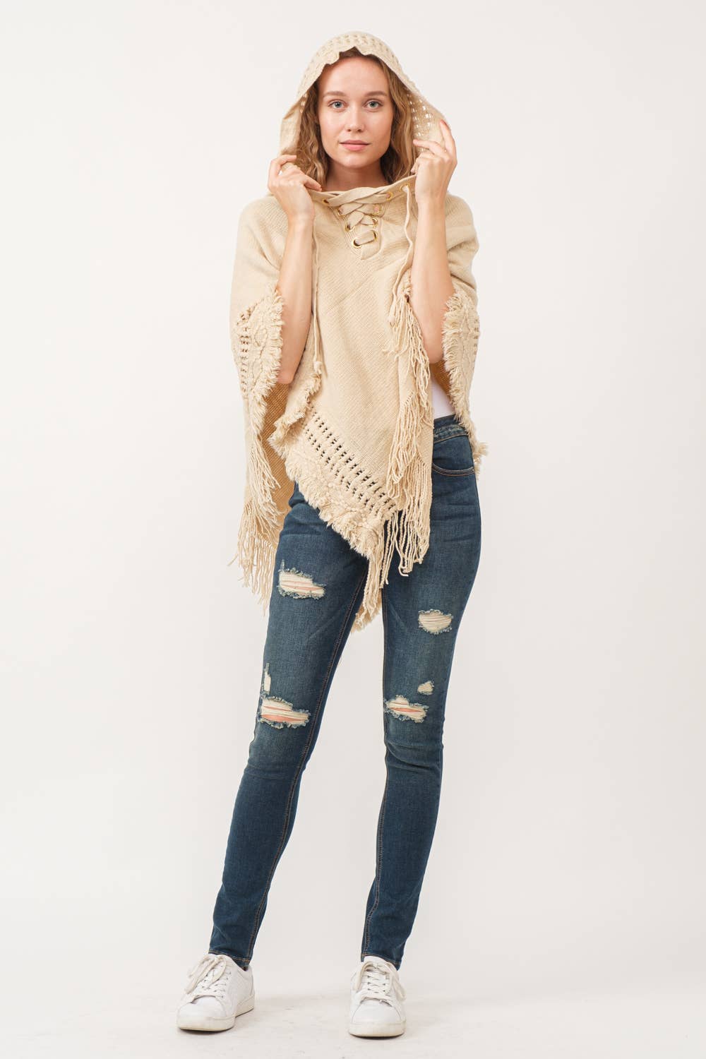 Poncho | Cream