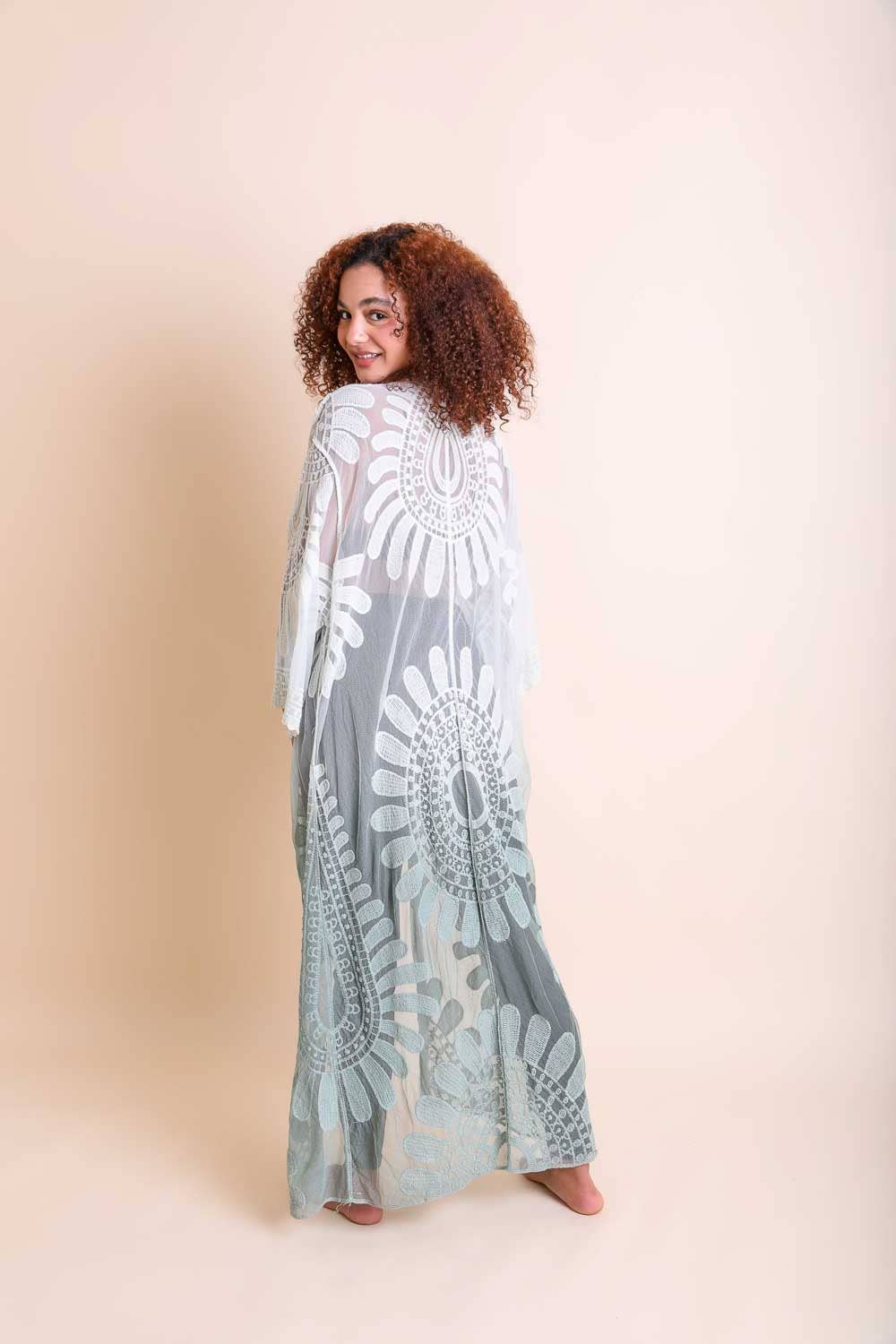 Ombre Lace Kimono | Ochre