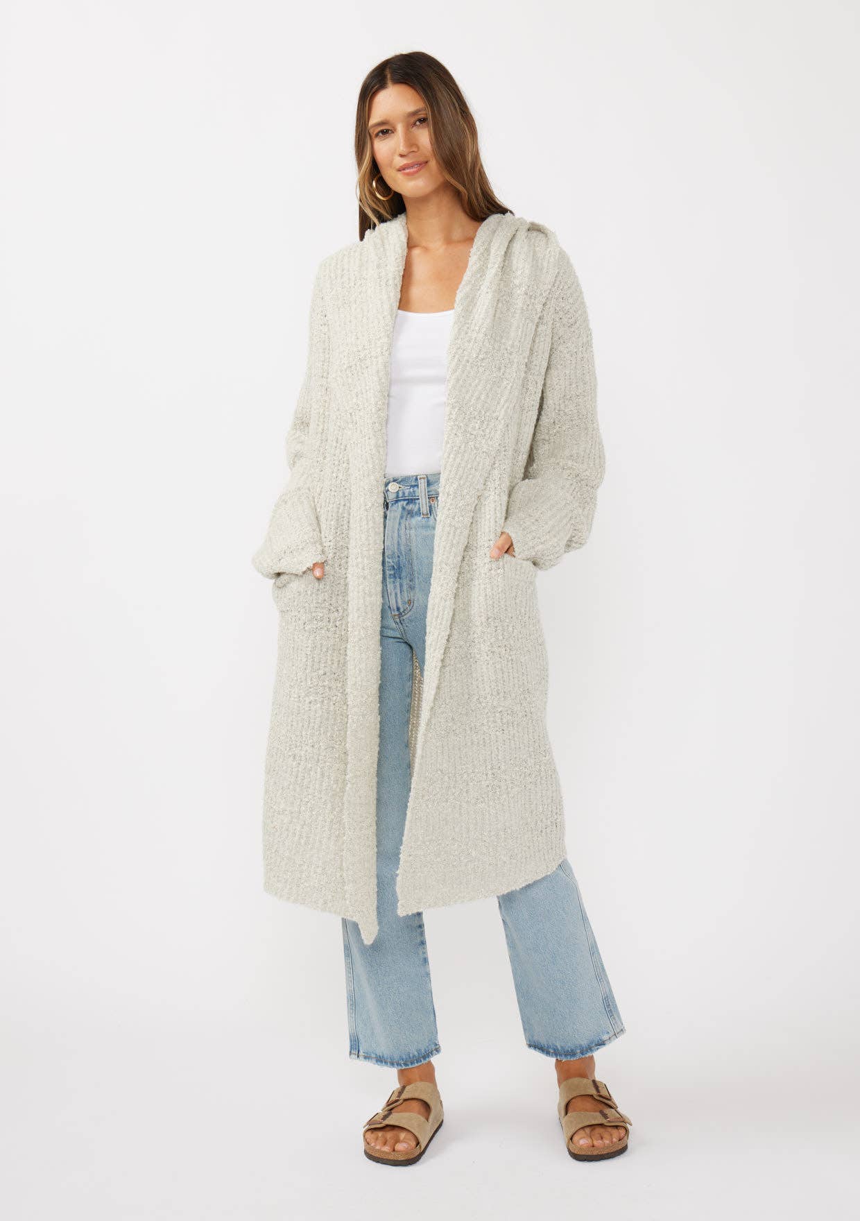 Hooded Sweater | Light Grey