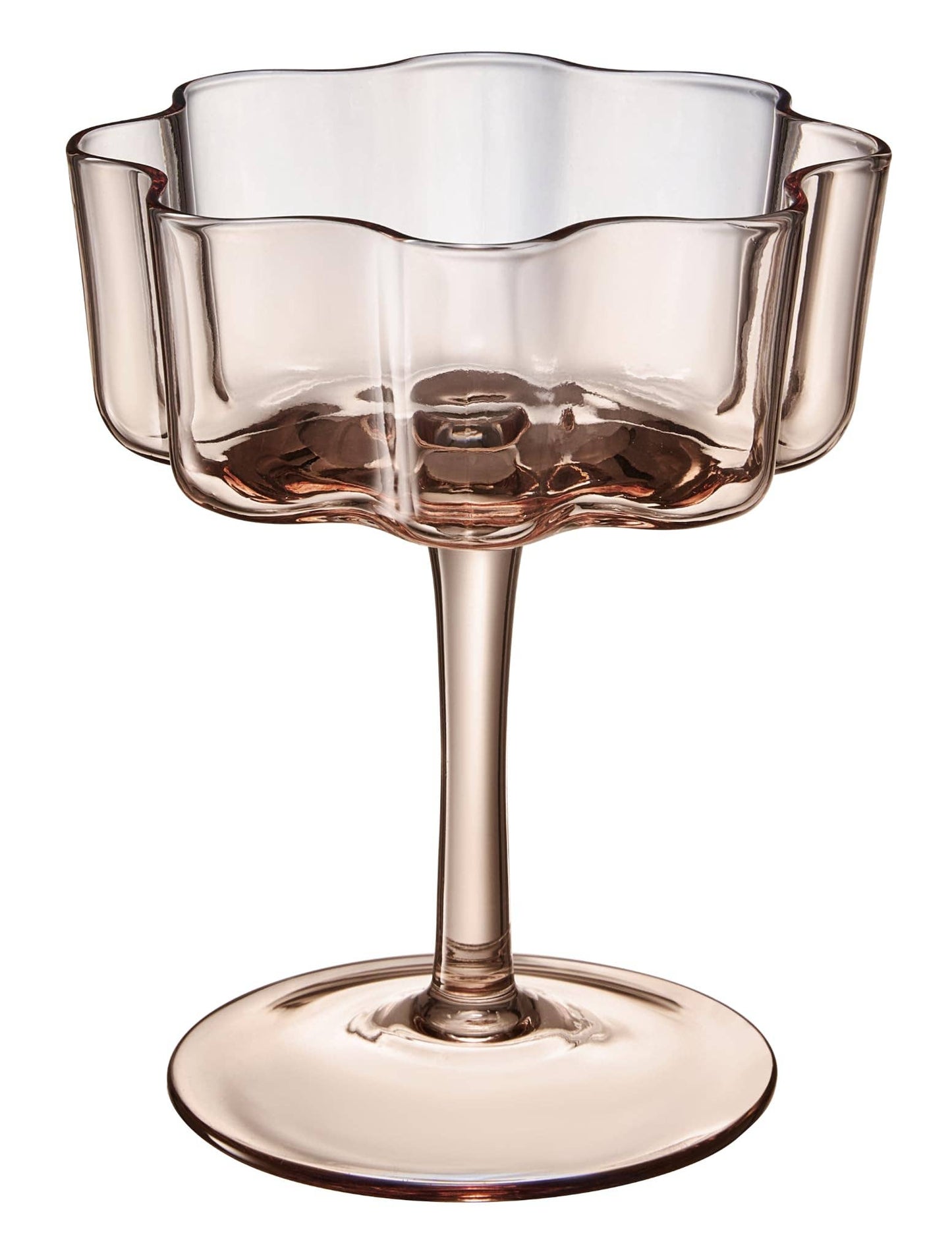 Wavy Coupe Glasses