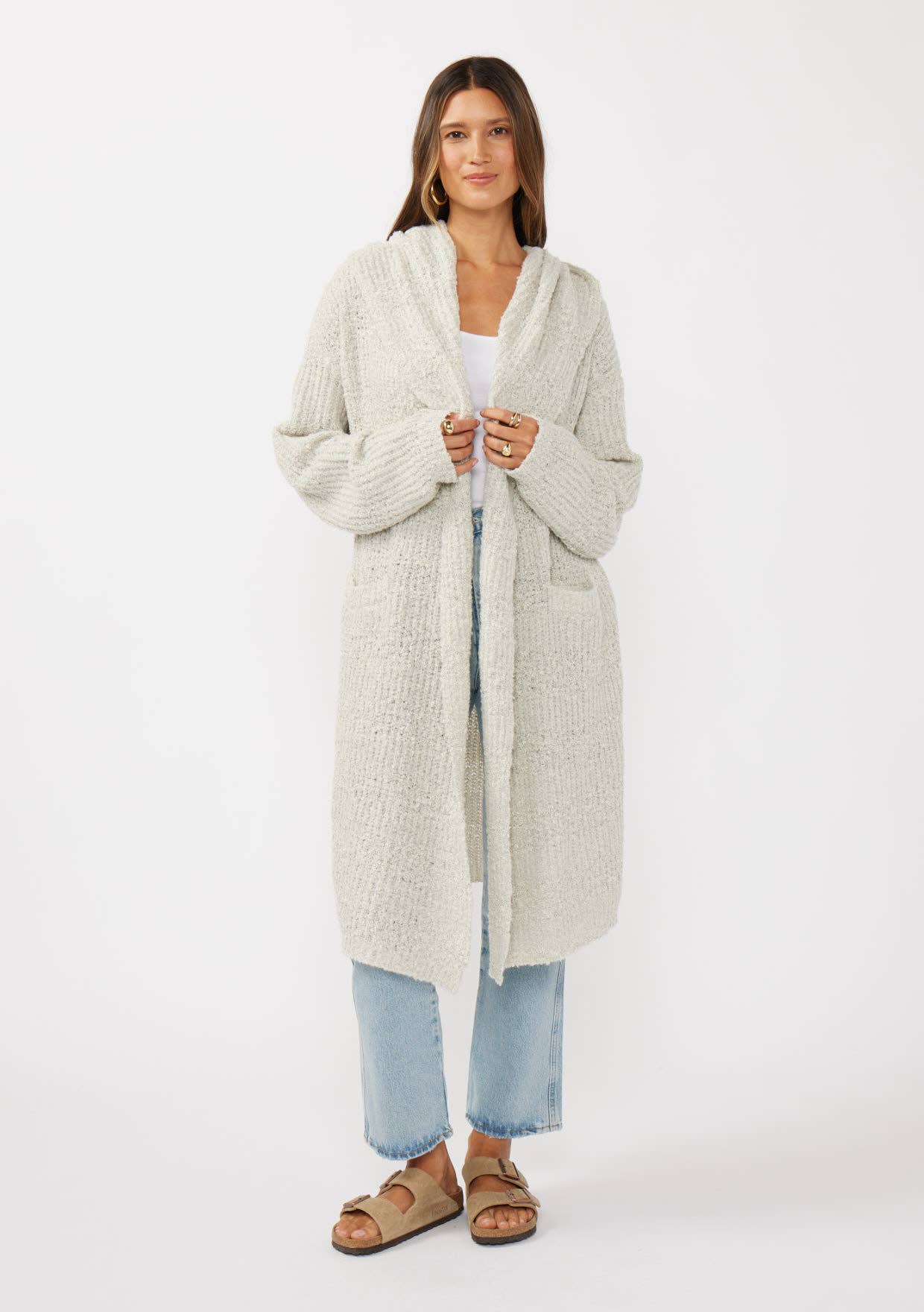 Hooded Sweater | Light Grey
