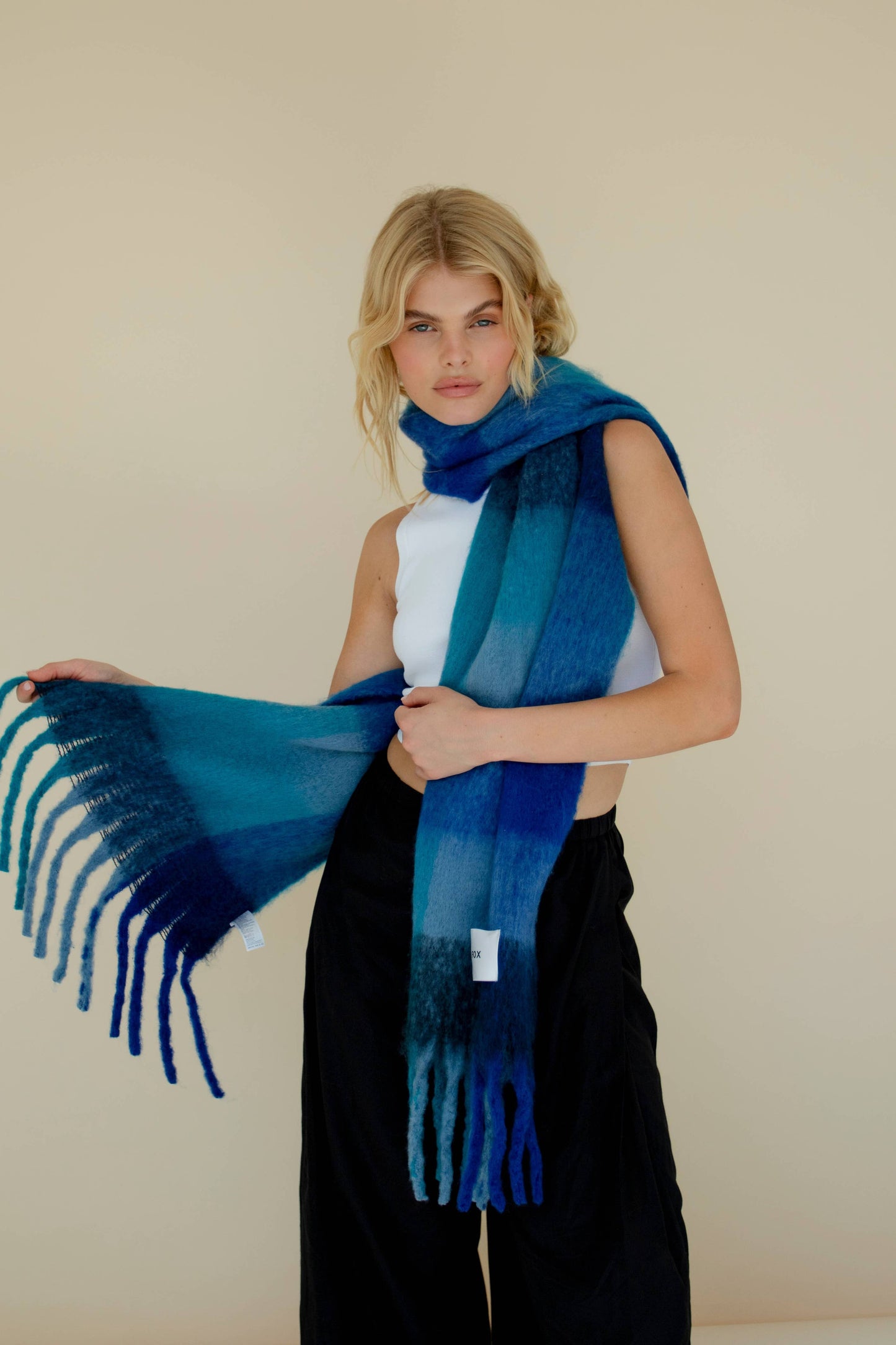 Scarf | Blue Plaid