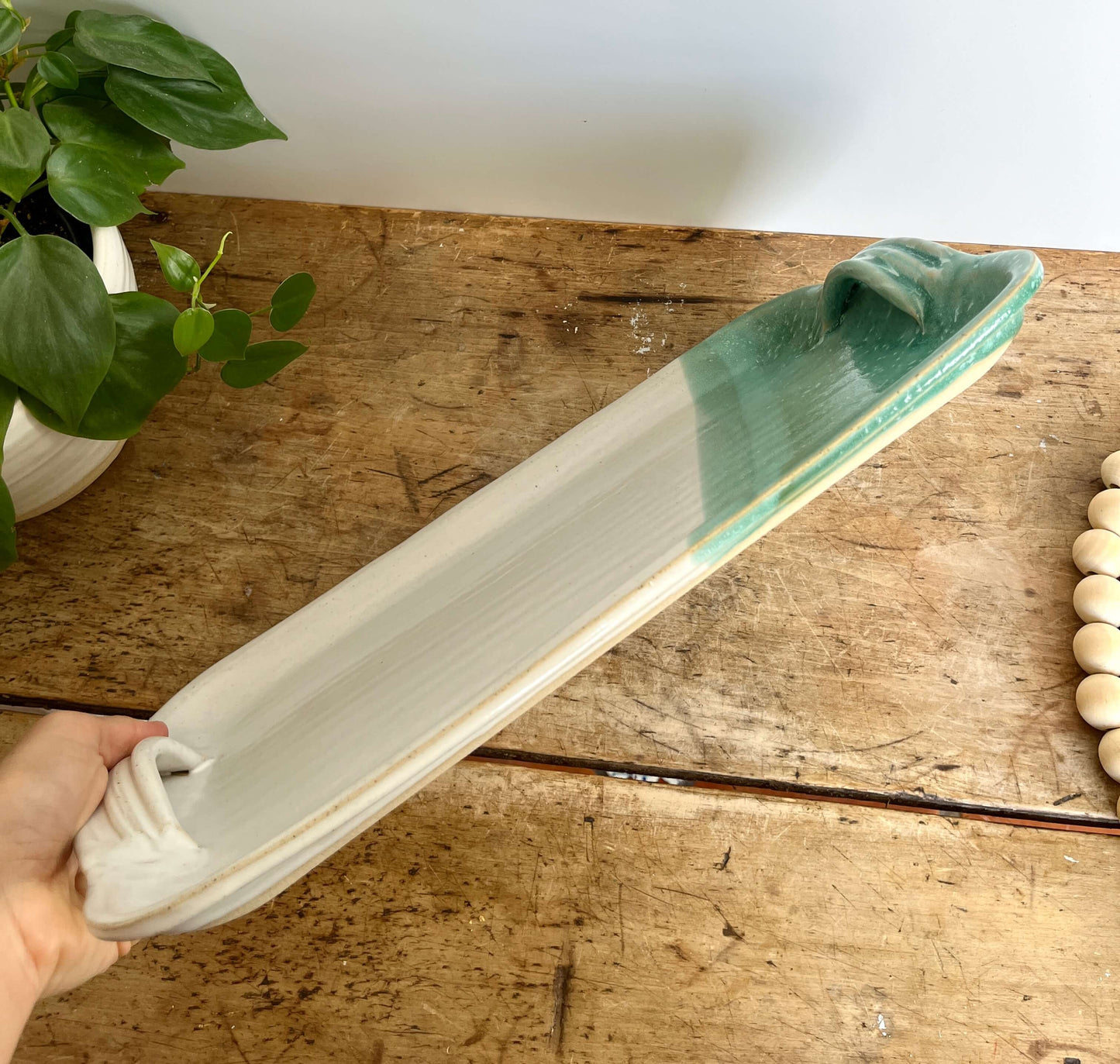 Ceramic Serving Platter | White