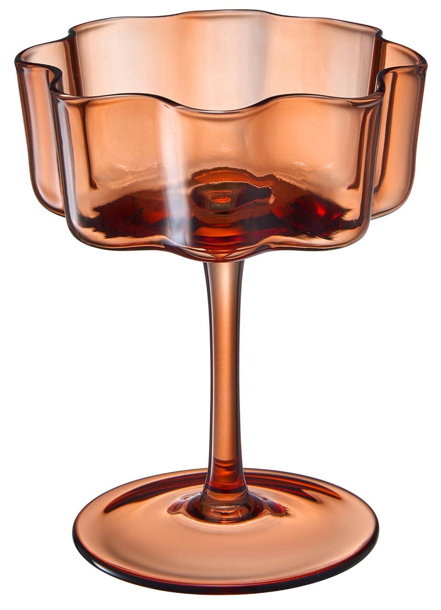 Wavy Coupe Glasses