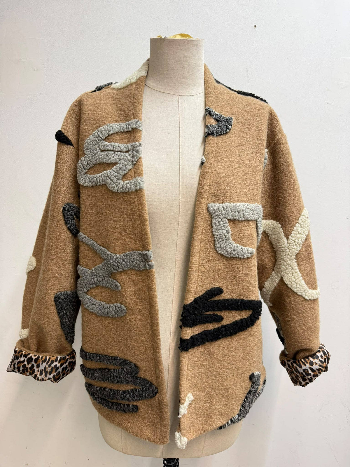 Textured Appliqué Jacket
