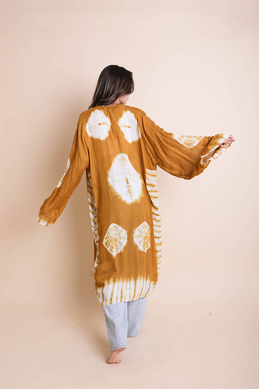 Tie-Dye Kimono | Olive