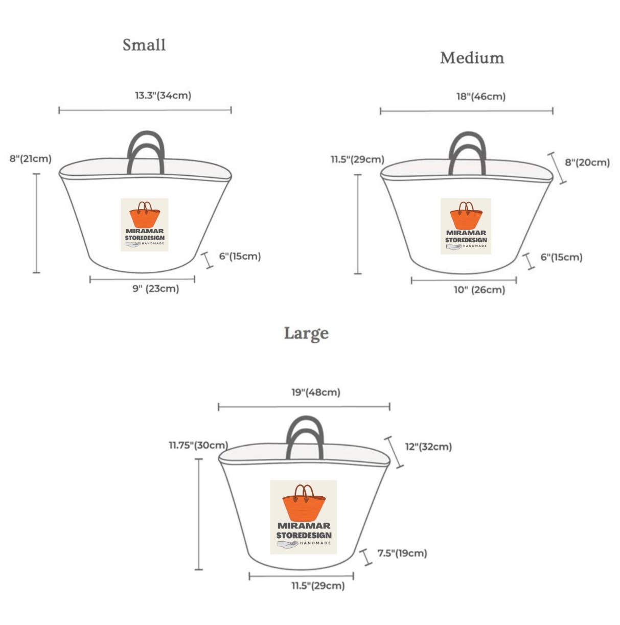 Straw Tote with White Leather Straps