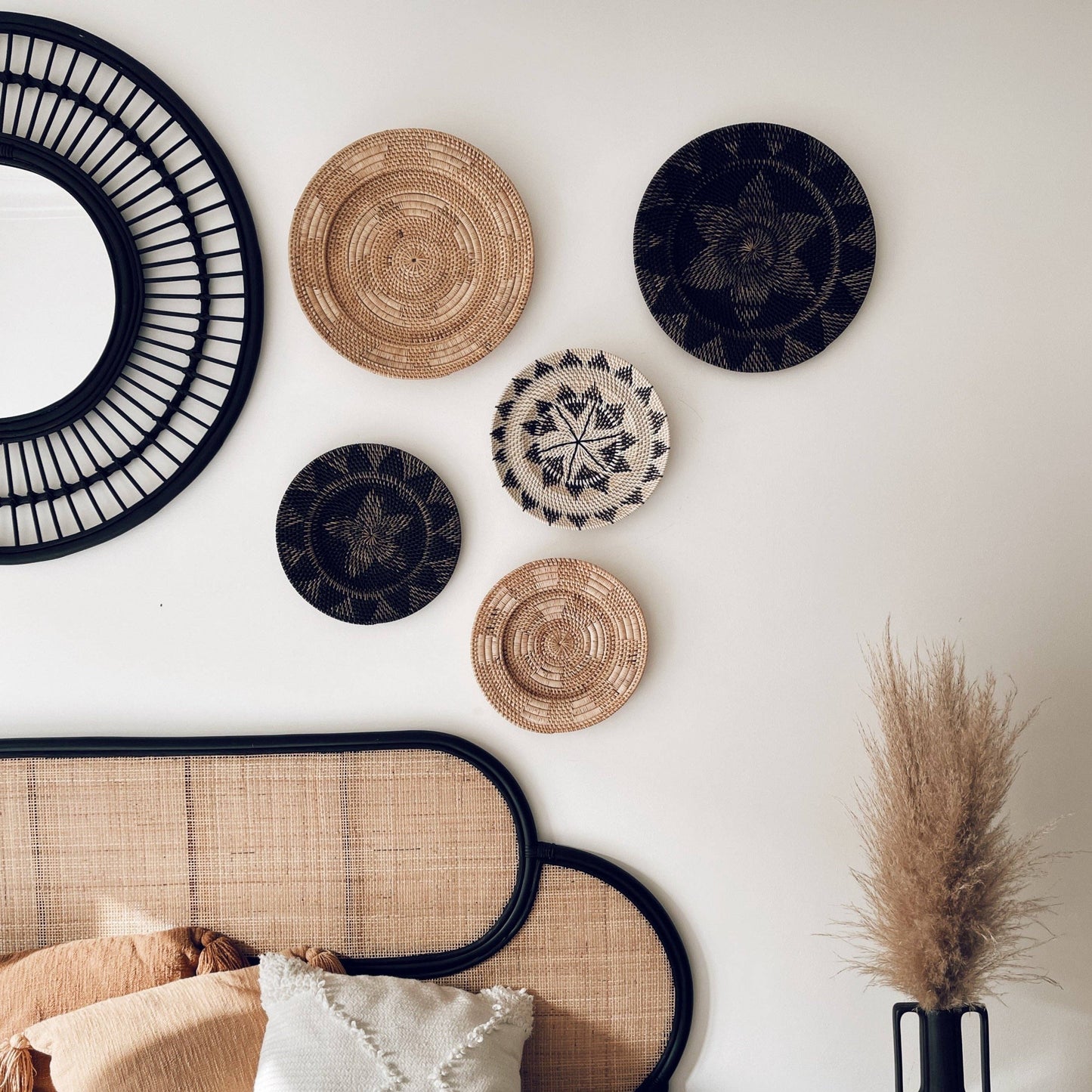 Wall Decor | Rattan Basket | Medium